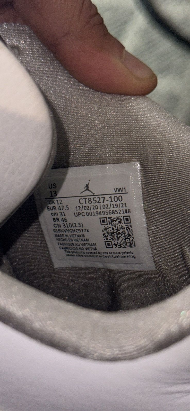 Jordan Brand Air Jordan 4 retro ‘White Oreos’ Size US 13 / EU 46 - 6 Thumbnail
