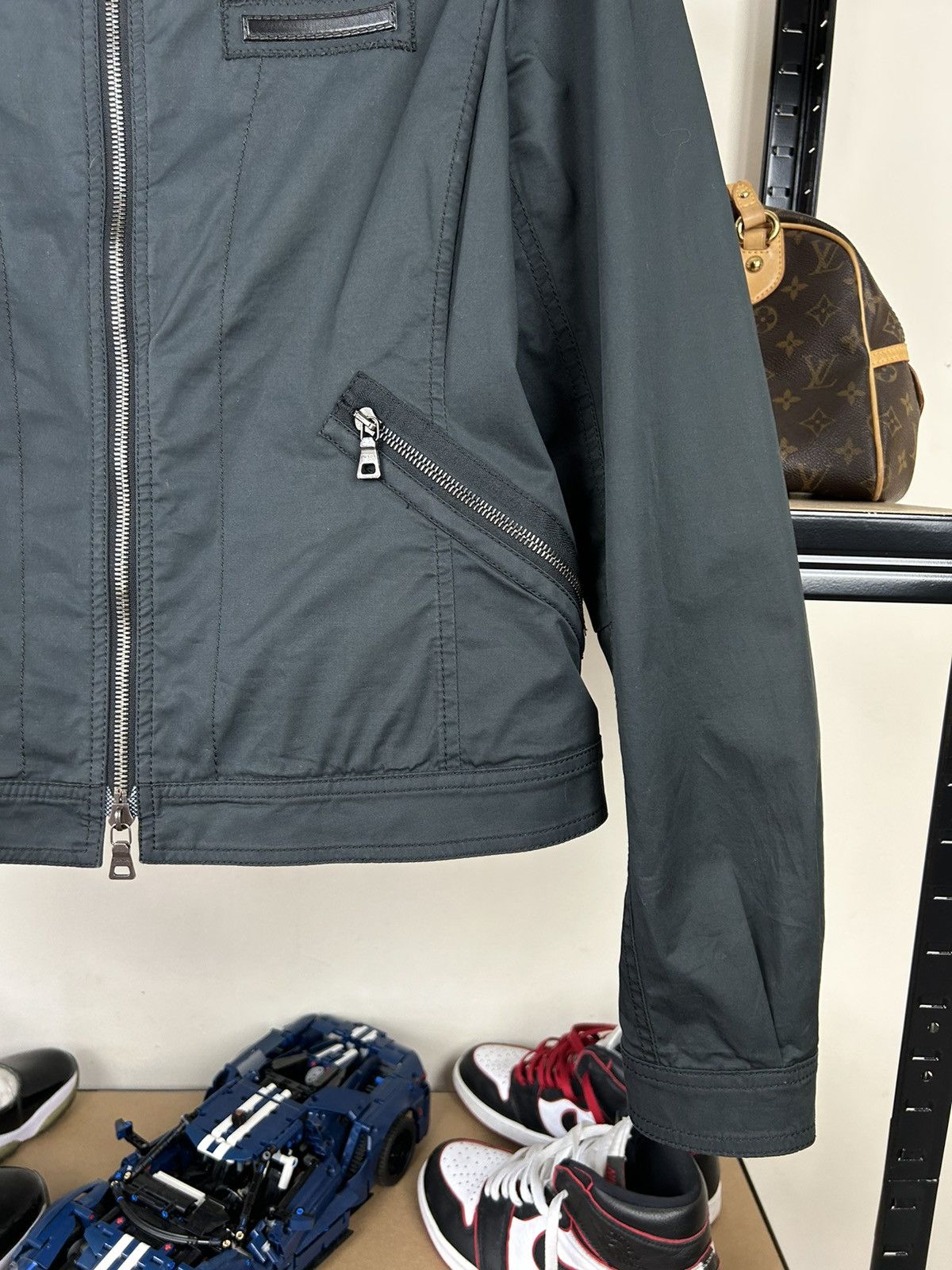 Prada PRADA Sport Gray Nylon Jacket Vintage 90s 00s Size M / US 6-8 / IT 42-44 - 7 Thumbnail