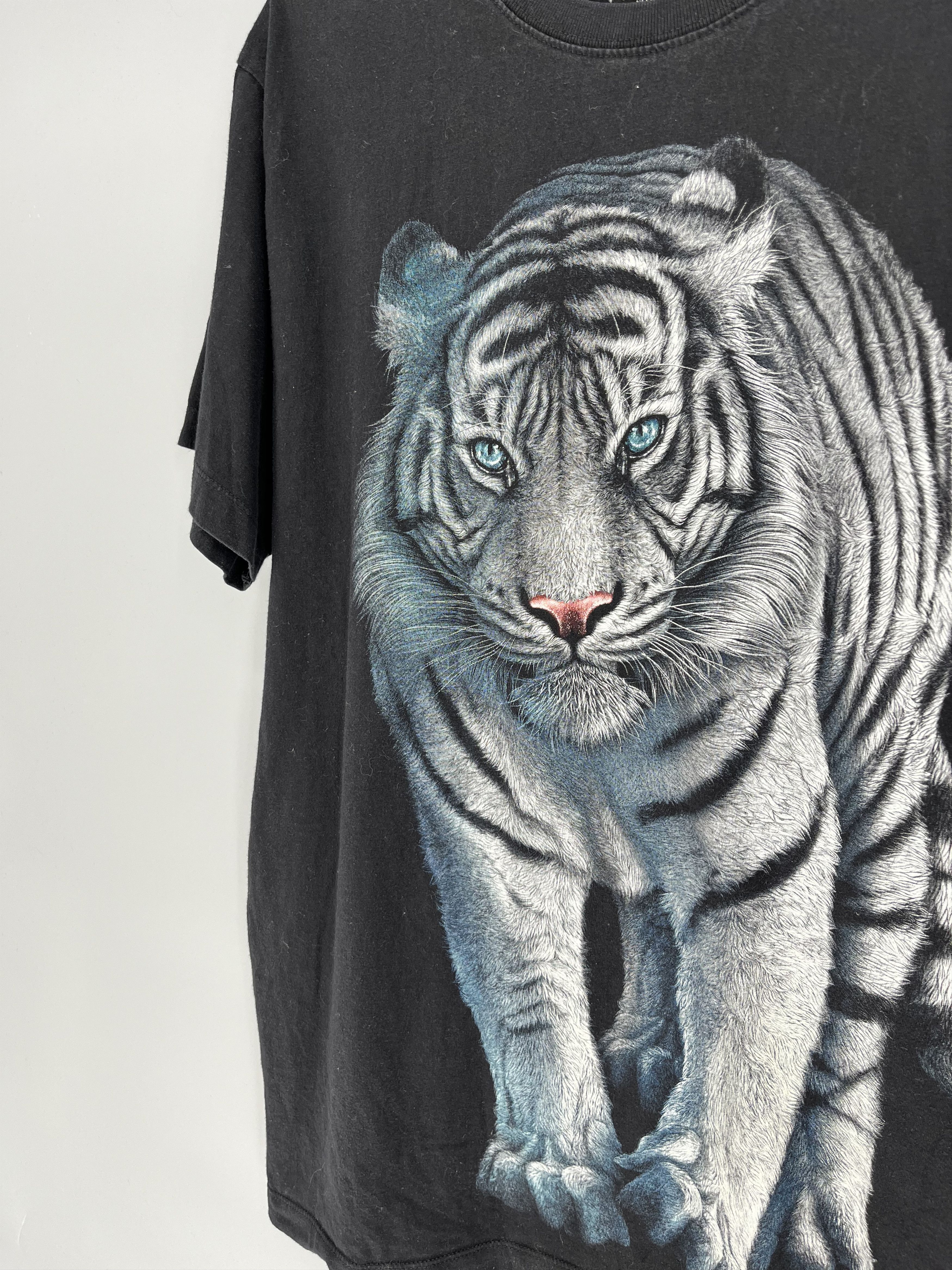 Vintage Vintage Y2K 90s Northern TigerFace Boxy Graphic Tee Size US L / EU 52-54 / 3 - 7 Thumbnail