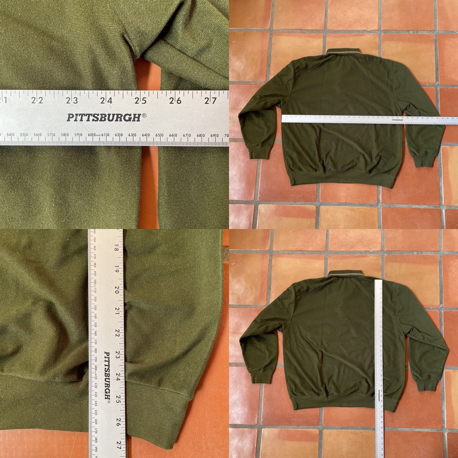 Haband VINTAGE Haband Polo Shirt Dark Forest Green 90s XL Long Sleeve Men Shirt XS? Size US XL / EU 56 / 4 - 11 Thumbnail