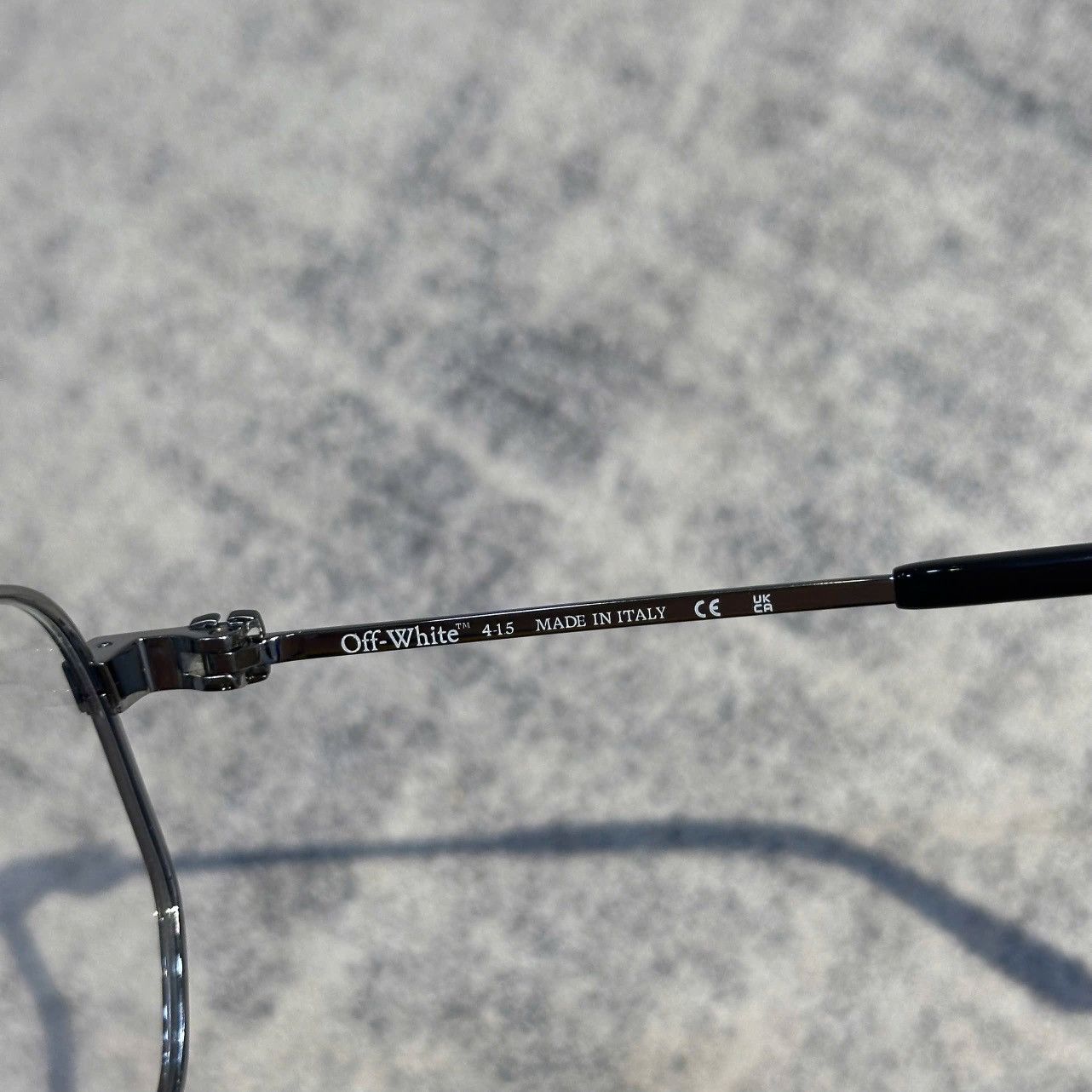 Off-White OFF WHITE OERJ08A 7700 Gunmetal Sunglasses Size ONE SIZE - 5 Thumbnail