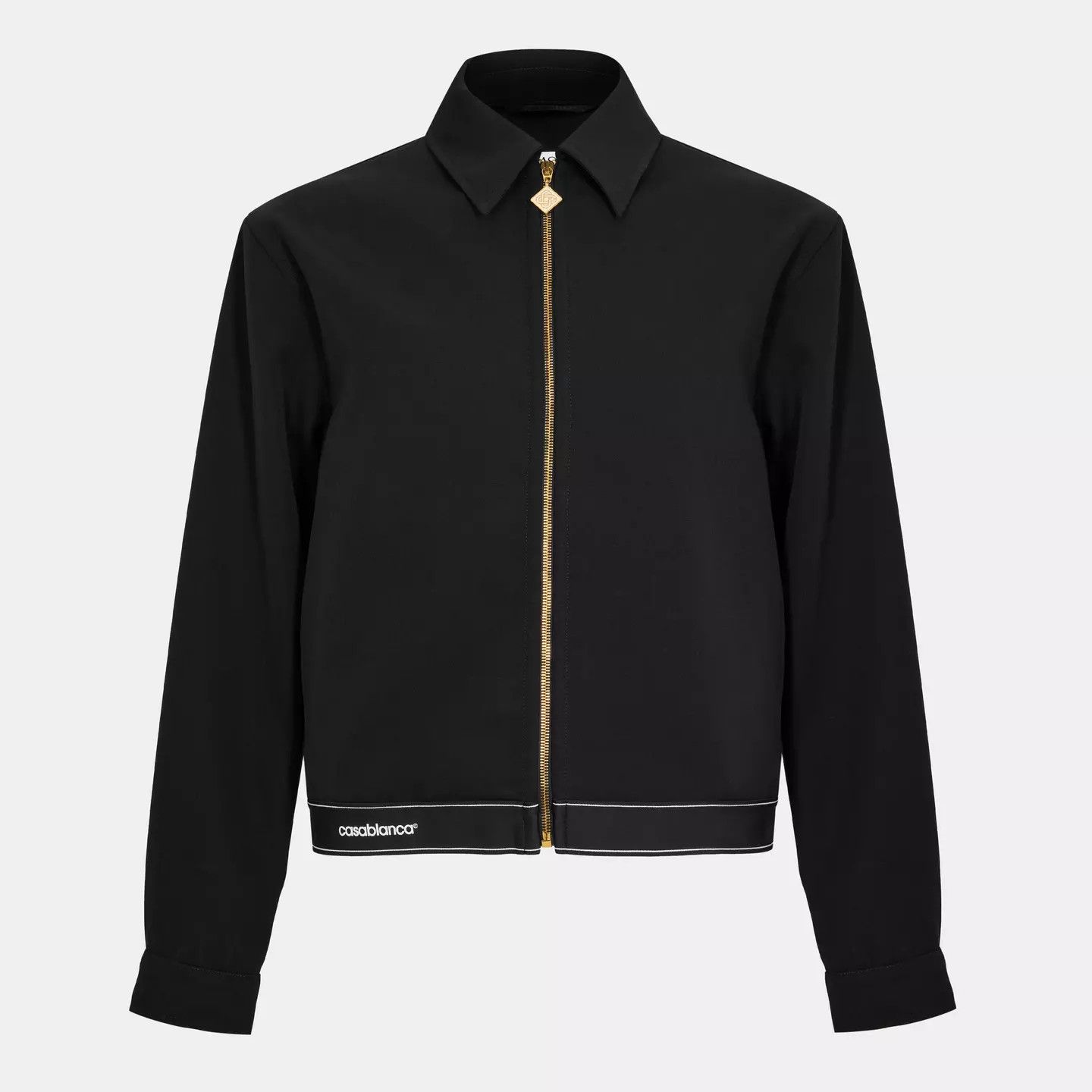 Casablanca o1g2r1mq0426 Sports Tailoring Virgin Wool Jacket in Black Size US M / EU 48-50 / 2 - 1 Thumbnail