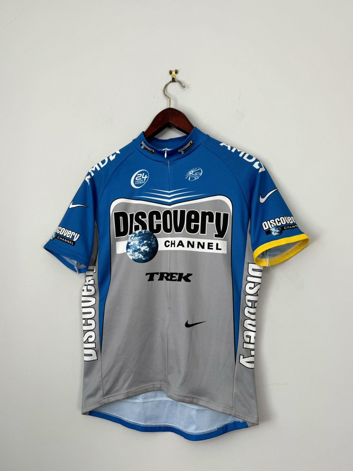 Nike Vintage Nike Discovery Channel Trek Cycling Jersey Size US L / EU 52-54 / 3 - 1 Thumbnail