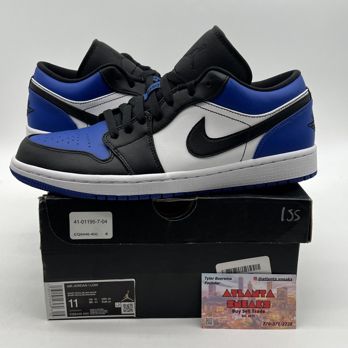Air Jordan 1 low Royal toe