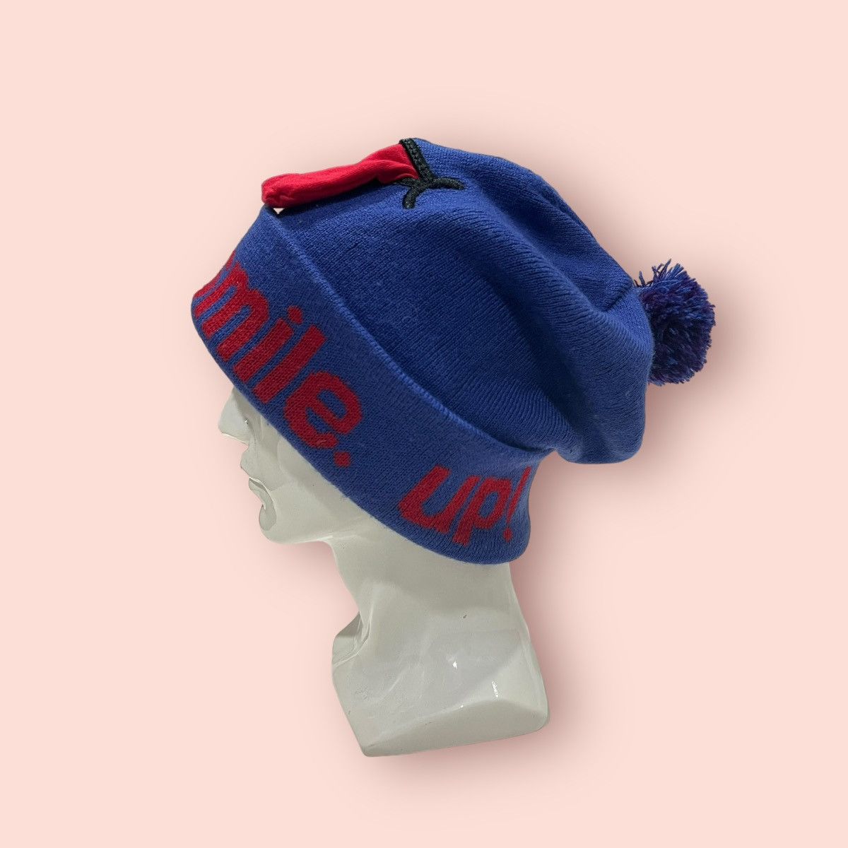Hysteric Glamour × Japanese Brand VINTAGE UP SMILE JAPAN BEANIE Size ONE SIZE - 15 Thumbnail