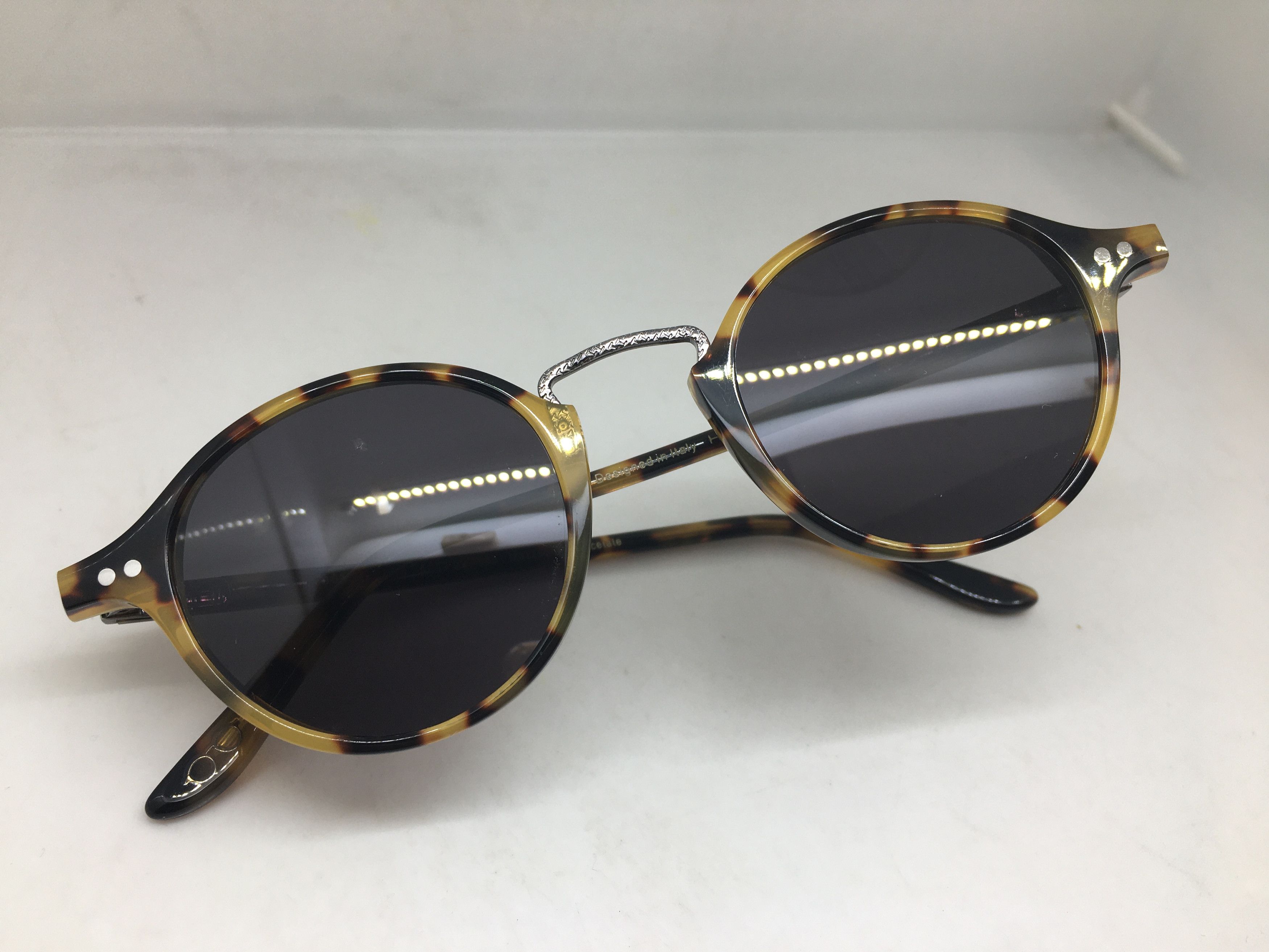 Other Heratage Mazzucchelli Acetate ARTSTOCRST Round Sunglasses Size ONE SIZE - 8 Thumbnail