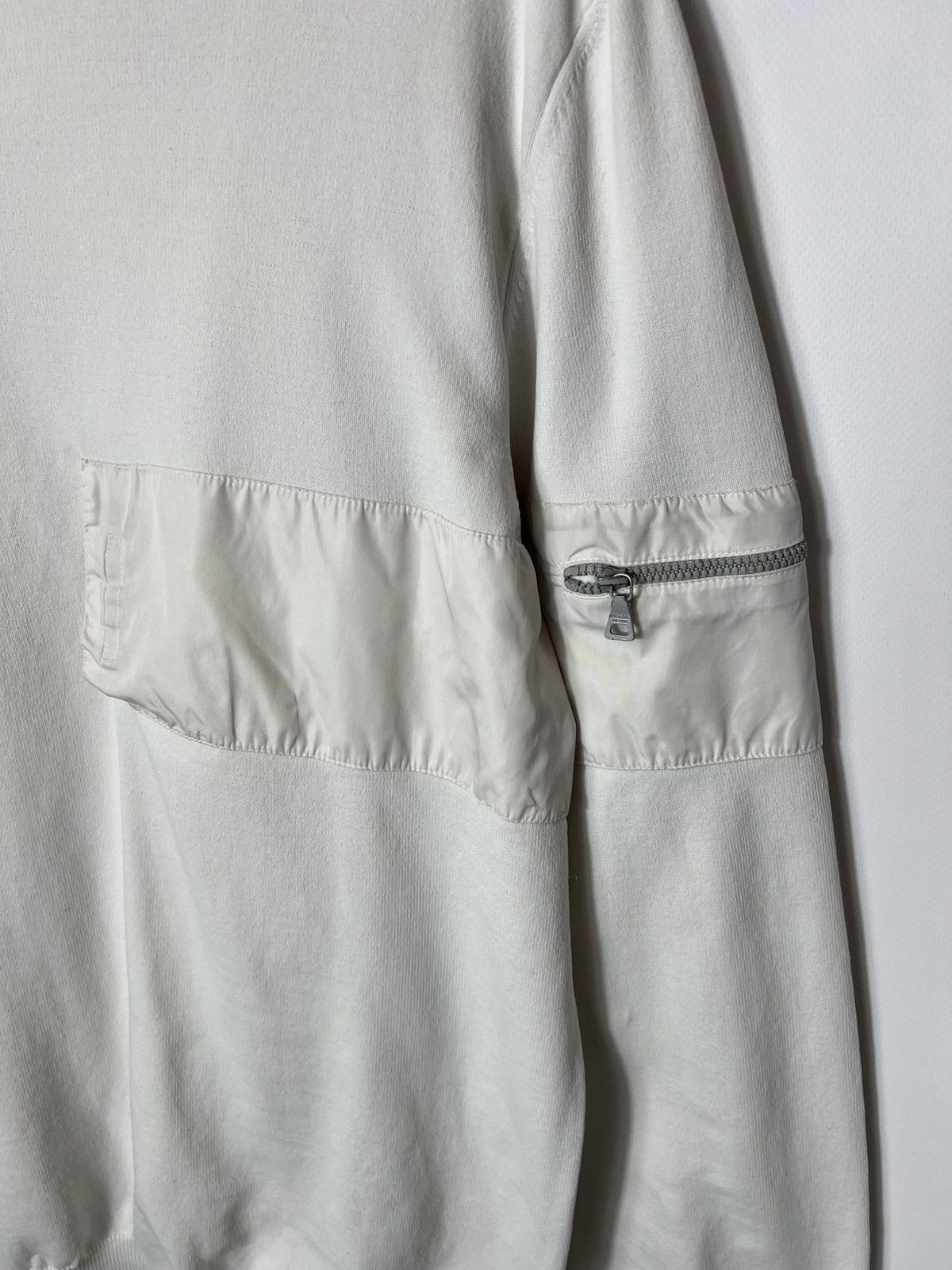 Prada Vintage luxury streetwear y2k Prada Nylon Pocket Sweatshirt Size US M / EU 48-50 / 2 - 3 Thumbnail