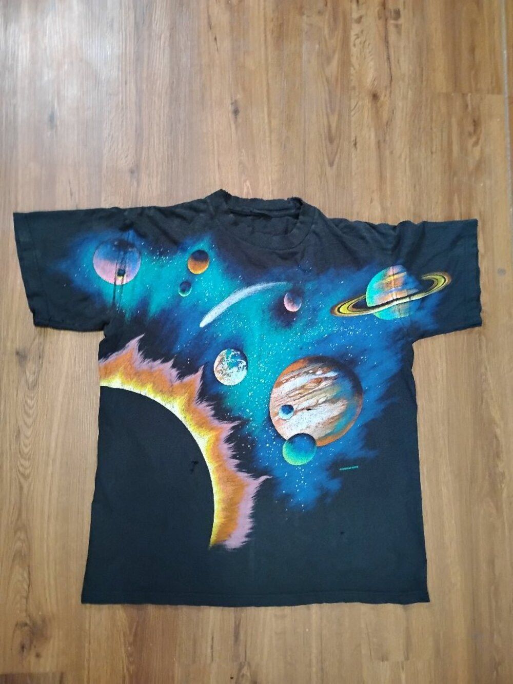 Habitat Vintage Habitat Solar System Planets AOP T-Shirt Distressed Size US XL / EU 56 / 4 - 2 Thumbnail