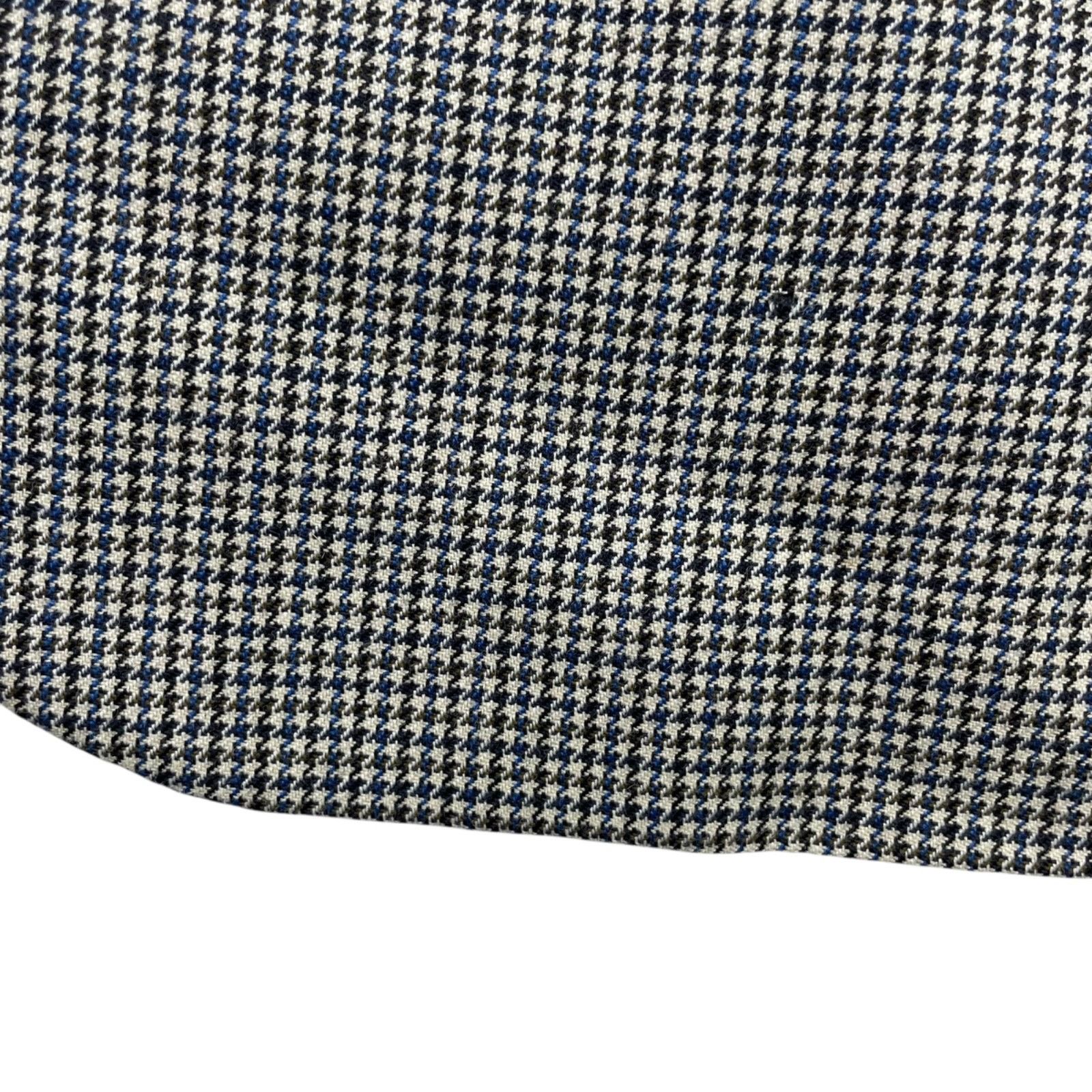 Stafford Stafford Men's 100% Wool 2-Button Blazer Beige/Blue/Gray Hou Size 50R - 13 Thumbnail