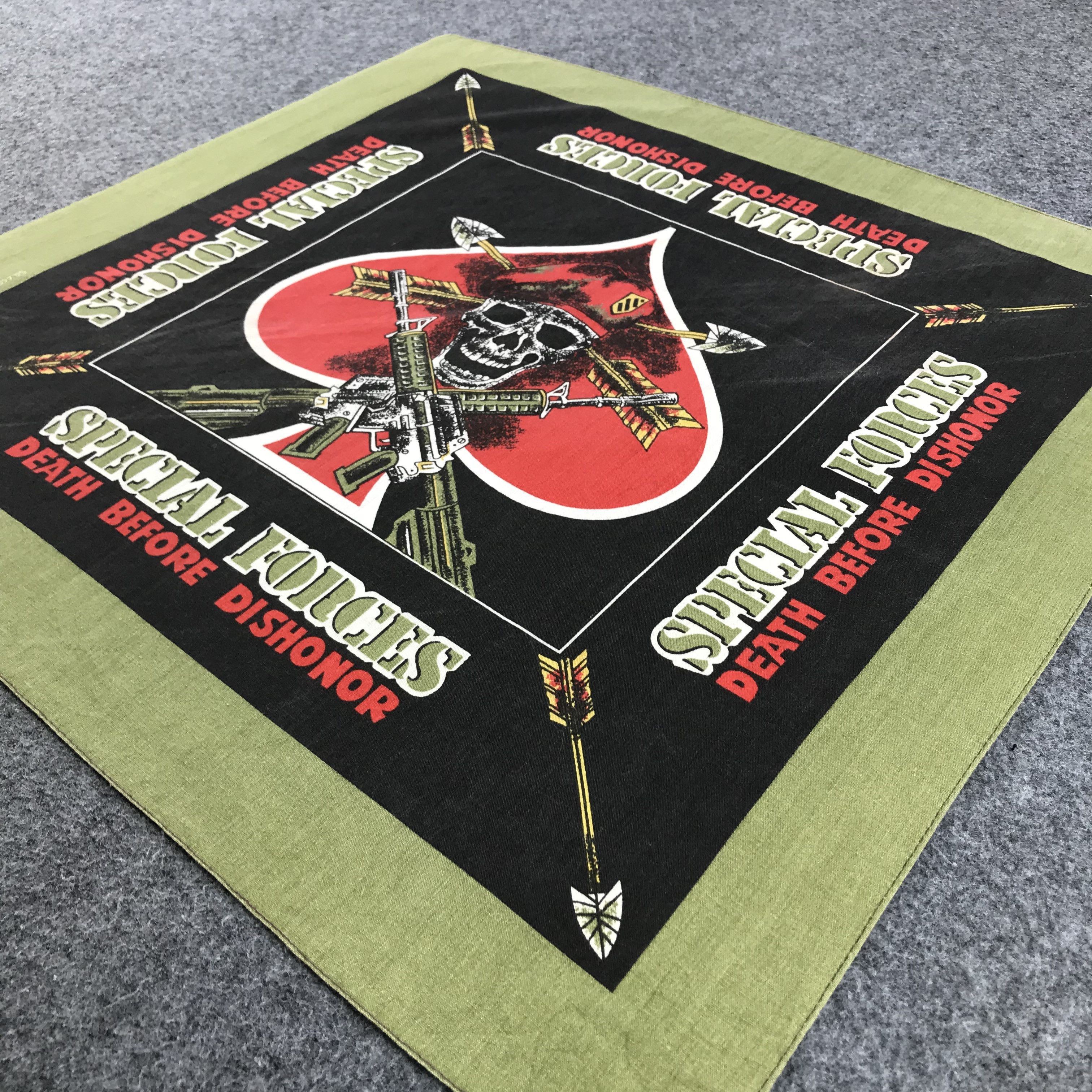 Death Before Dishonor Death Before Dishonor Neckerchief Bandana H1299 Size ONE SIZE - 5 Thumbnail
