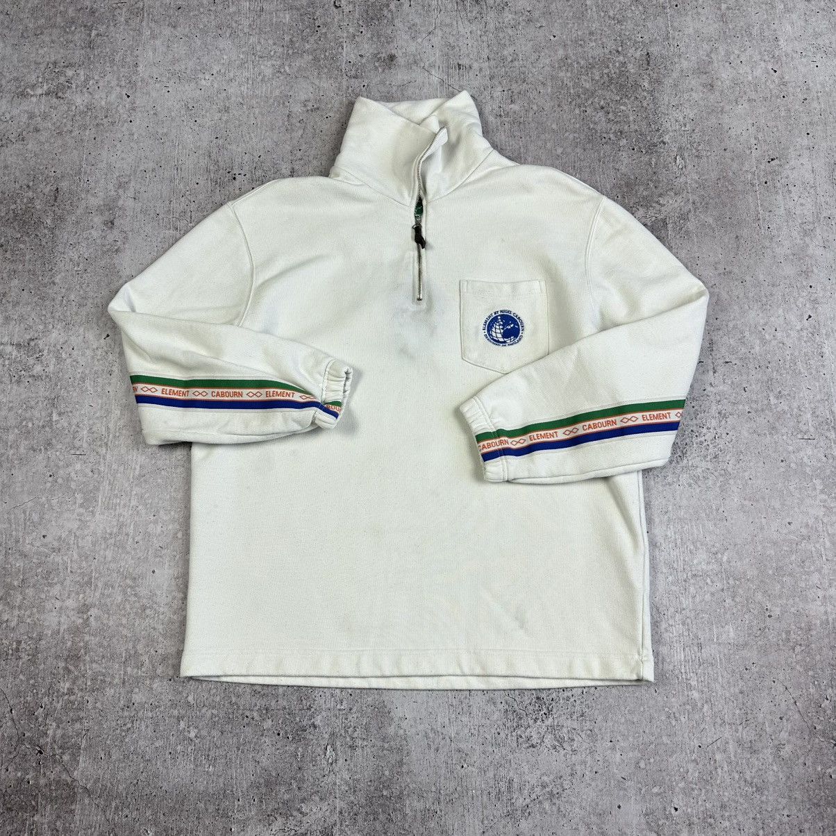 Element Vintage Element by Nigel Cabourn 1/3 Zip Sweatshirt Size US XL / EU 56 / 4 - 1 Thumbnail