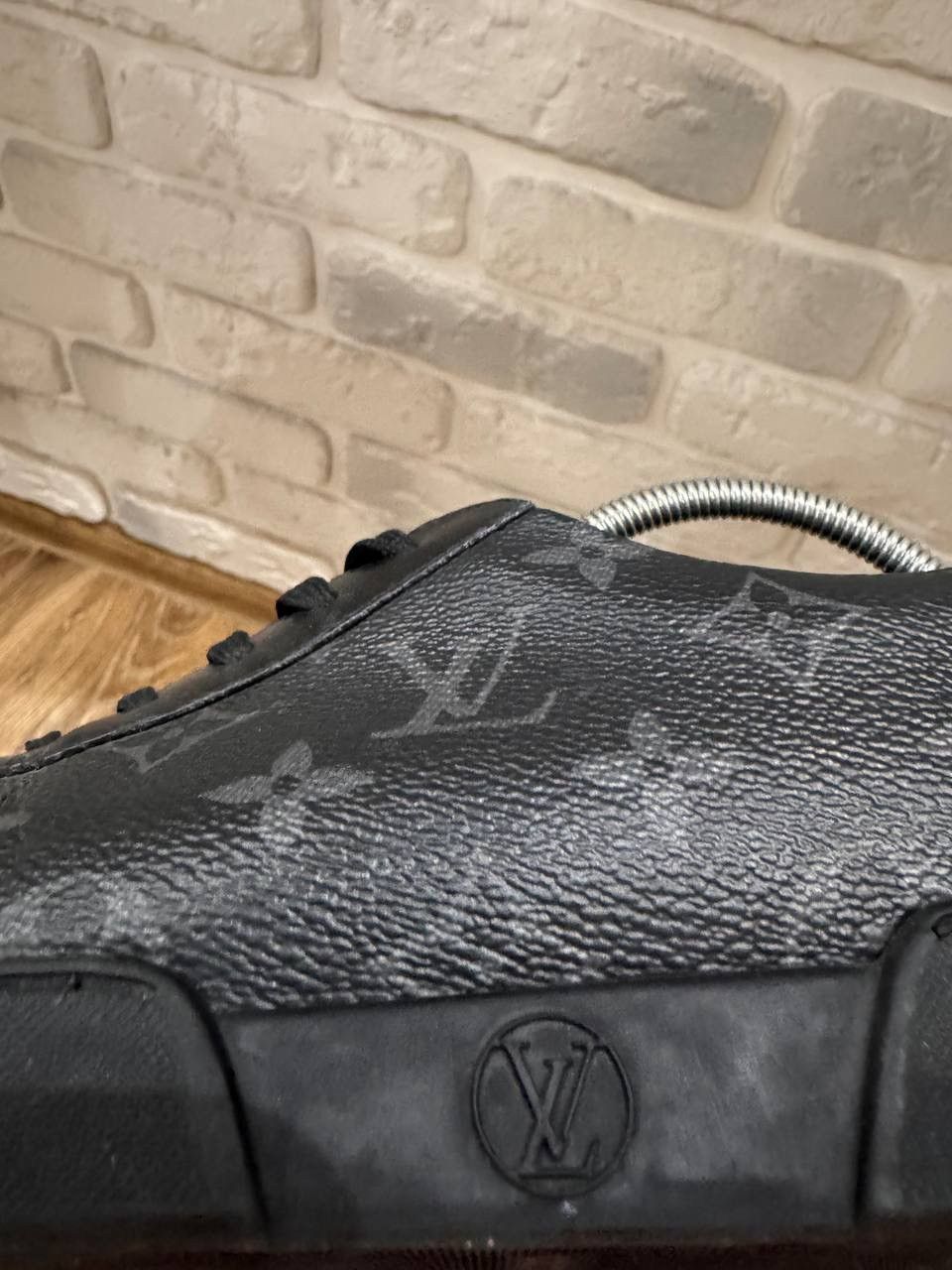 Louis Vuitton Louis Vuitton Match Up Black Monogram Canvas Sneakers Size Size US 6.5 / EU 39-40 - 15 Thumbnail