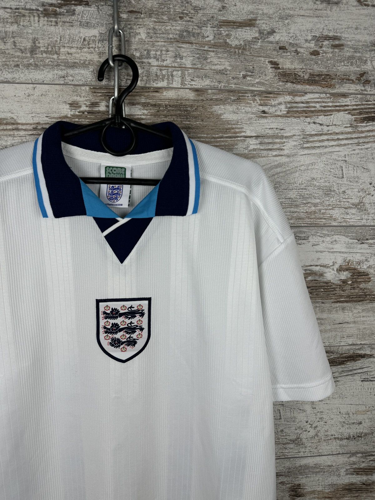 Umbro Mens Vintage England soccer jersey T-shirt Blokecore Size US L / EU 52-54 / 3 - 2 Thumbnail