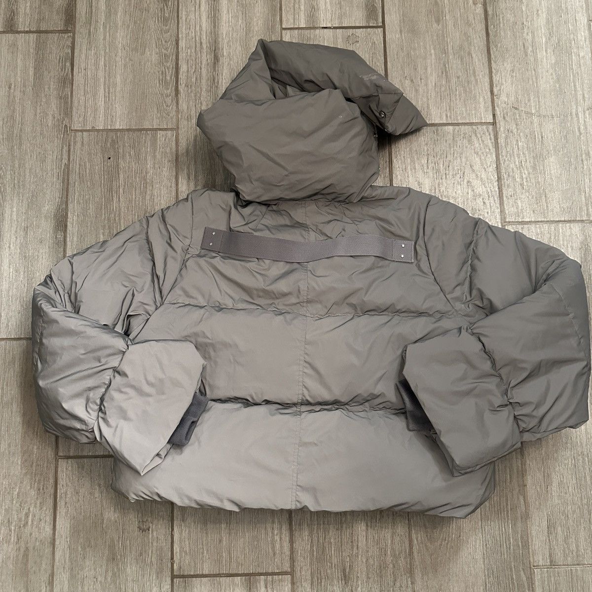 Rick Owens Rick Owens Funnel Neck Puffer Jacket Reflective 3M $3,375 Size M / US 6-8 / IT 42-44 - 7 Thumbnail