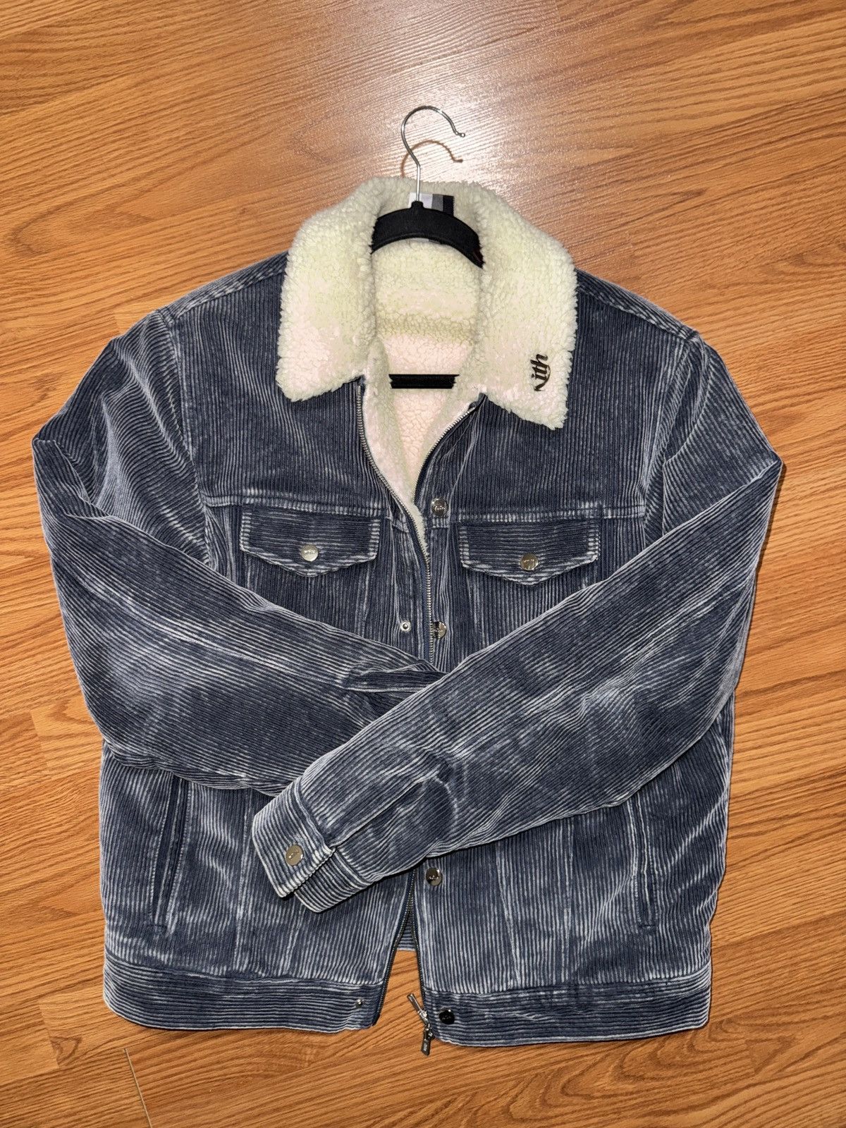 Kith Kith Corduroy Blue Sherpa Jacket Size US S / EU 44-46 / 1 - 1 Thumbnail