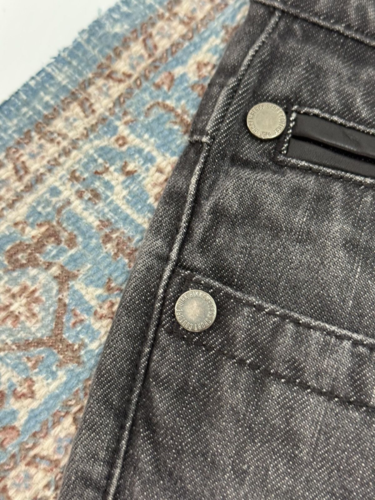 Dirk Bikkembergs Dirk Bikkembergs Sport Couture Biker Jeans Denim Pants Size US 32 / EU 48 - 8 Thumbnail