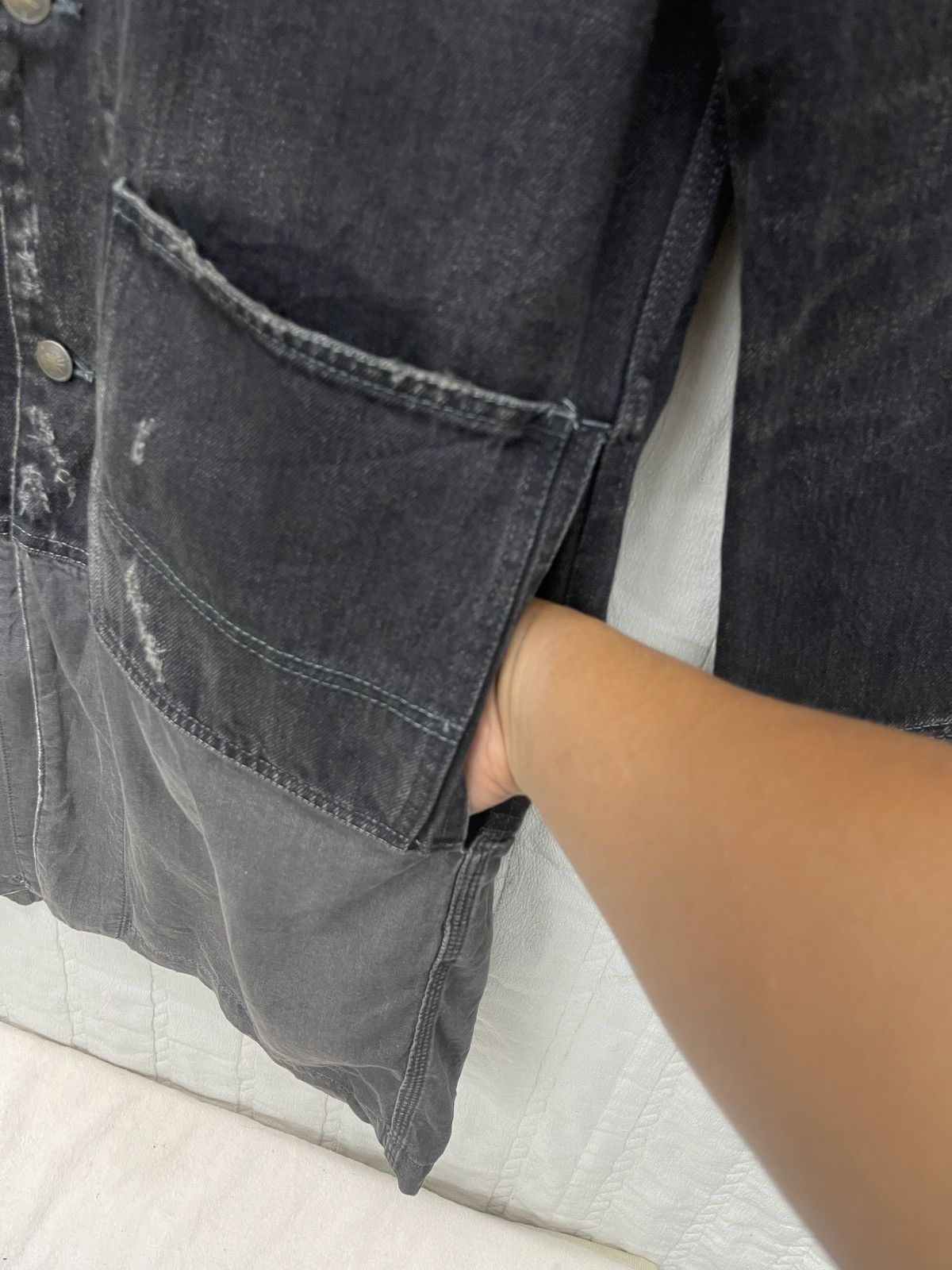 Maison MIHARA YASUHIRO RARE🔥MIHARA YASUHIRO AW15 DENIM OVERJACKET Size US S / EU 44-46 / 1 - 10 Thumbnail