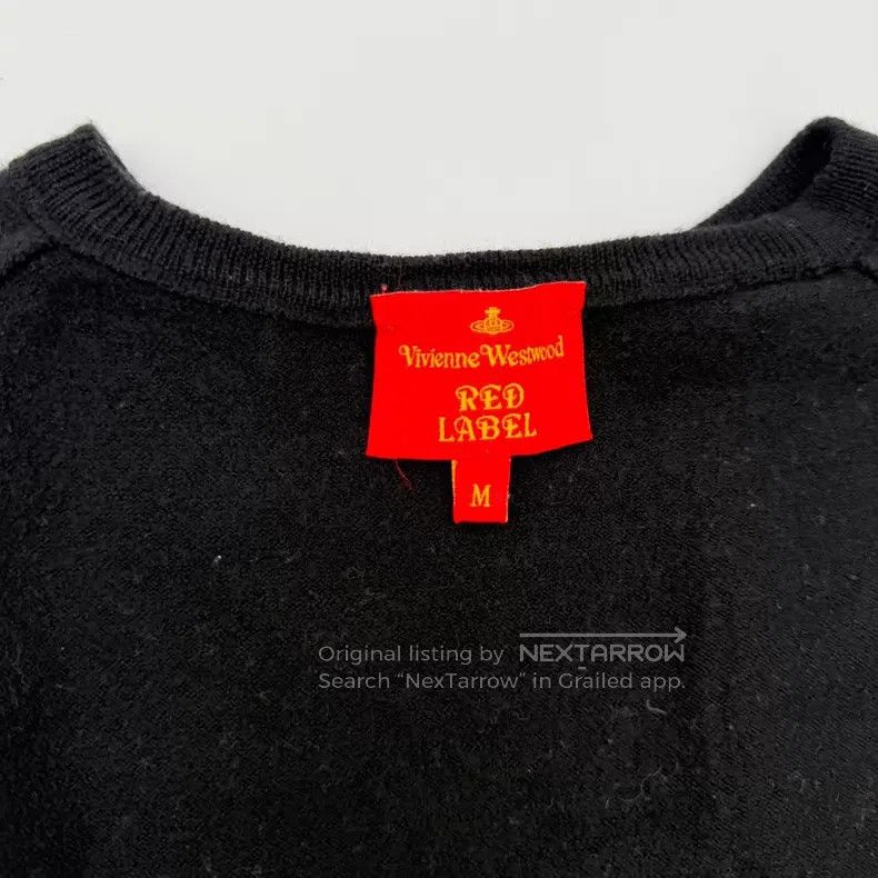 Vivienne Westwood Vivienne Westwood Black Saturn Embroidered Knit Short Slee Size M / US 6-8 / IT 42-44 - 6 Thumbnail