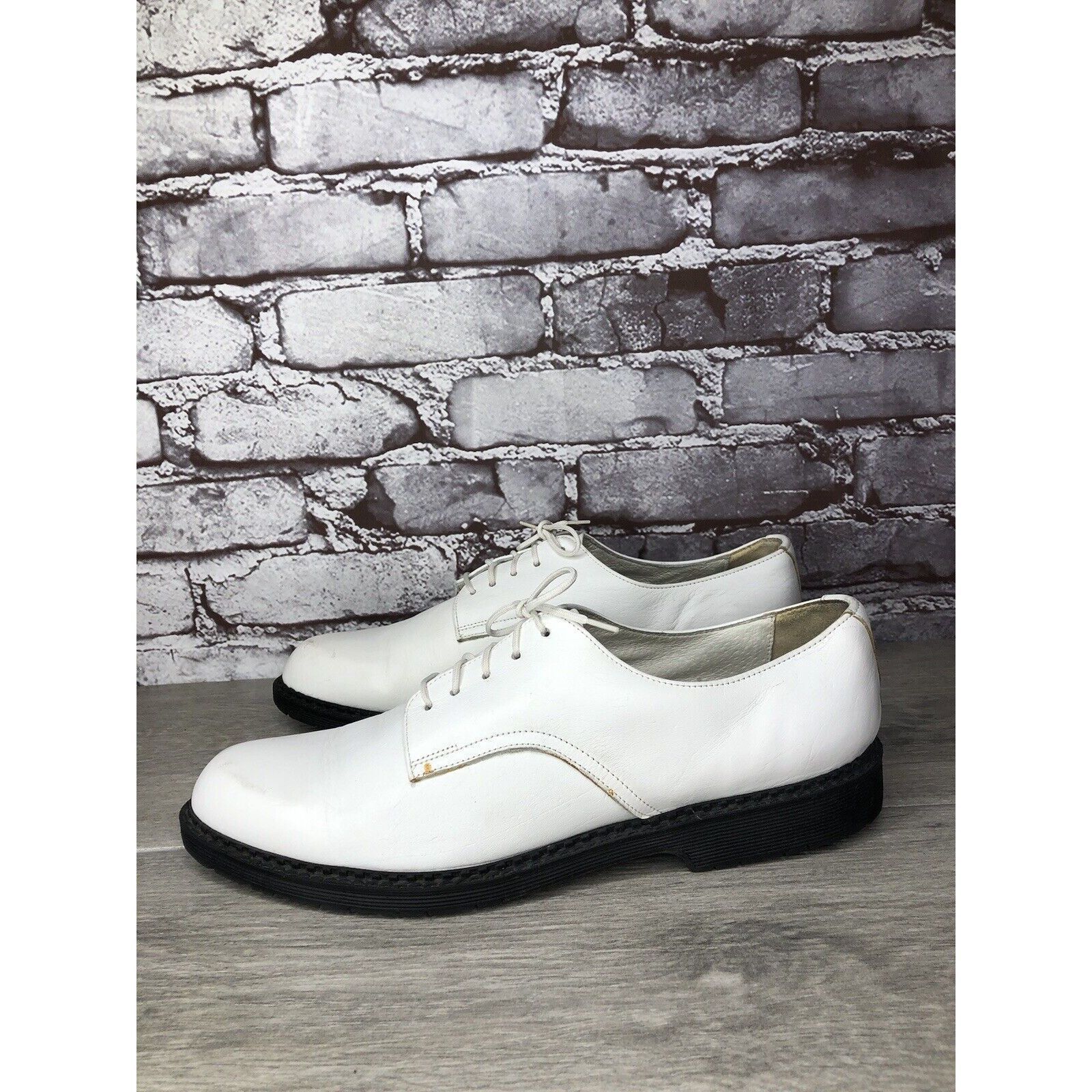 Other Banana Blues USA G.H.Q White Leather Plain Oxfords Shoes Men Size US 9.5 / EU 42-43 - 10 Thumbnail