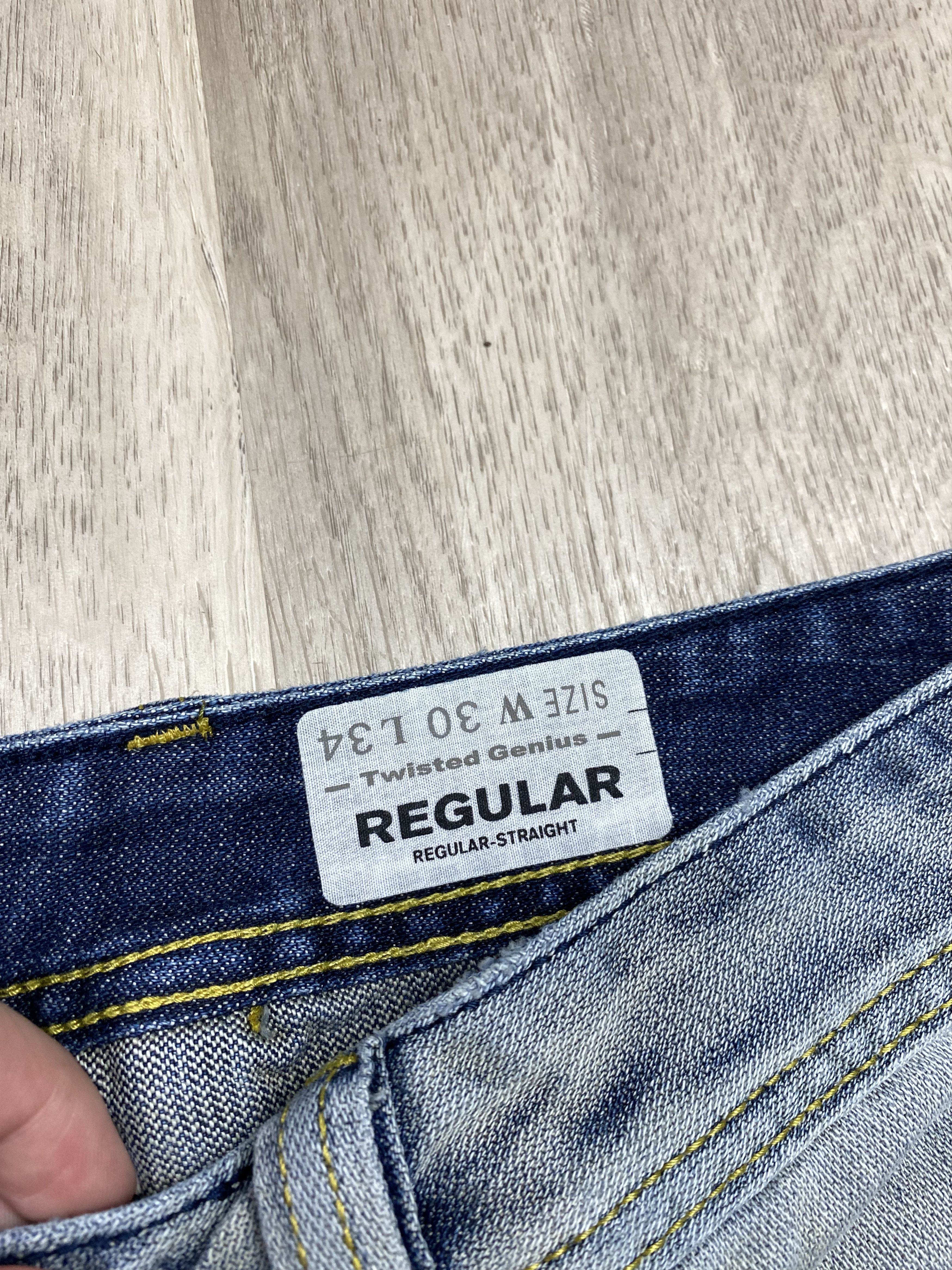 Vintage Twisted Genius Vintage Mens Denim Pants Y2K Jeans Size US 30 / EU 46 - 3 Thumbnail