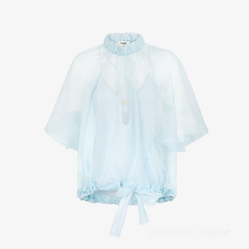 Fendi o1loc1c0824 Tops in Light Blue Size M / US 6-8 / IT 42-44 - 1 Thumbnail