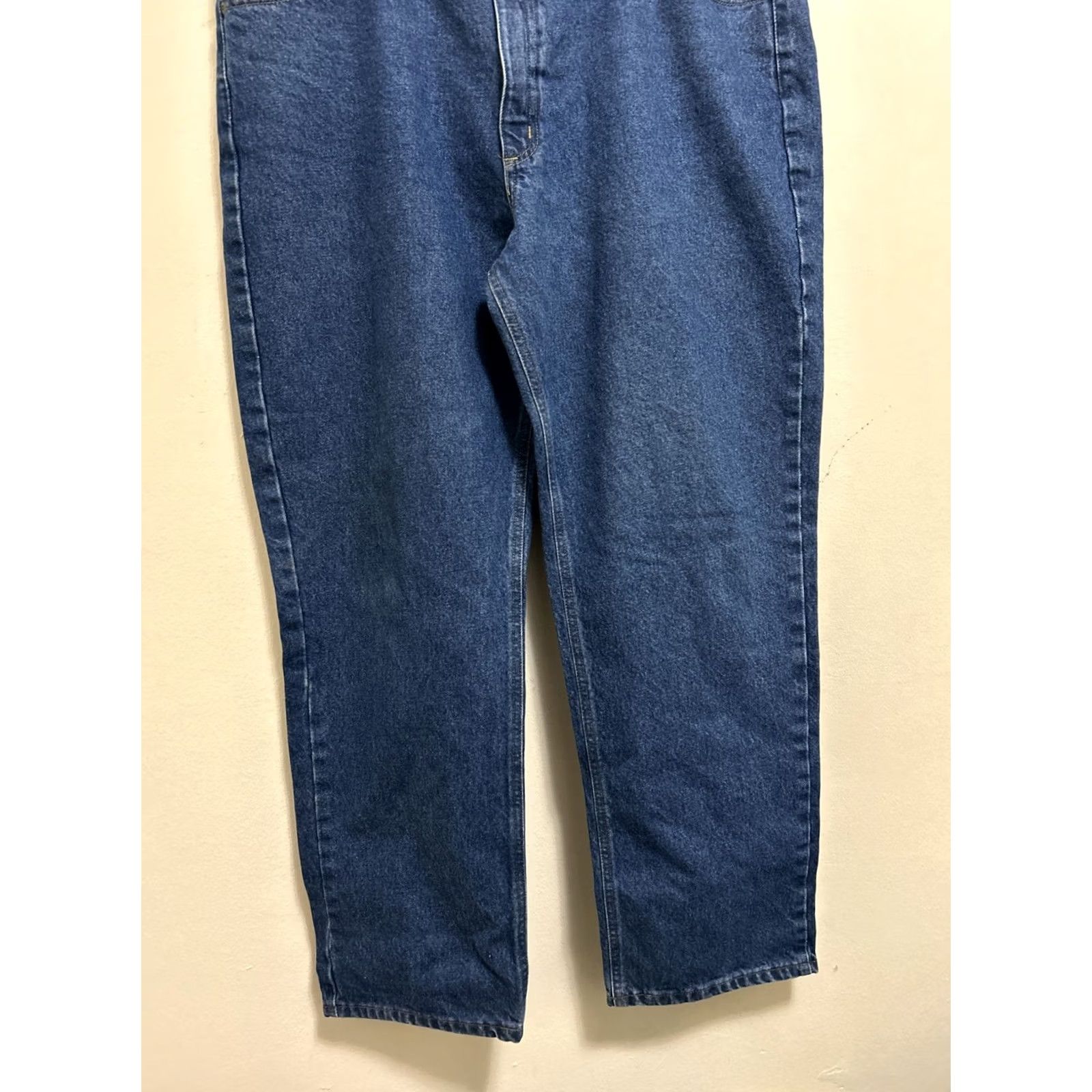 Carhartt Carhartt Jeans Mens 42x32 Light Wash Denim Straight Leg Relaxed Fit B160-DST Jeans Regular Mens Size US 42 / EU 58 - 3 Thumbnail