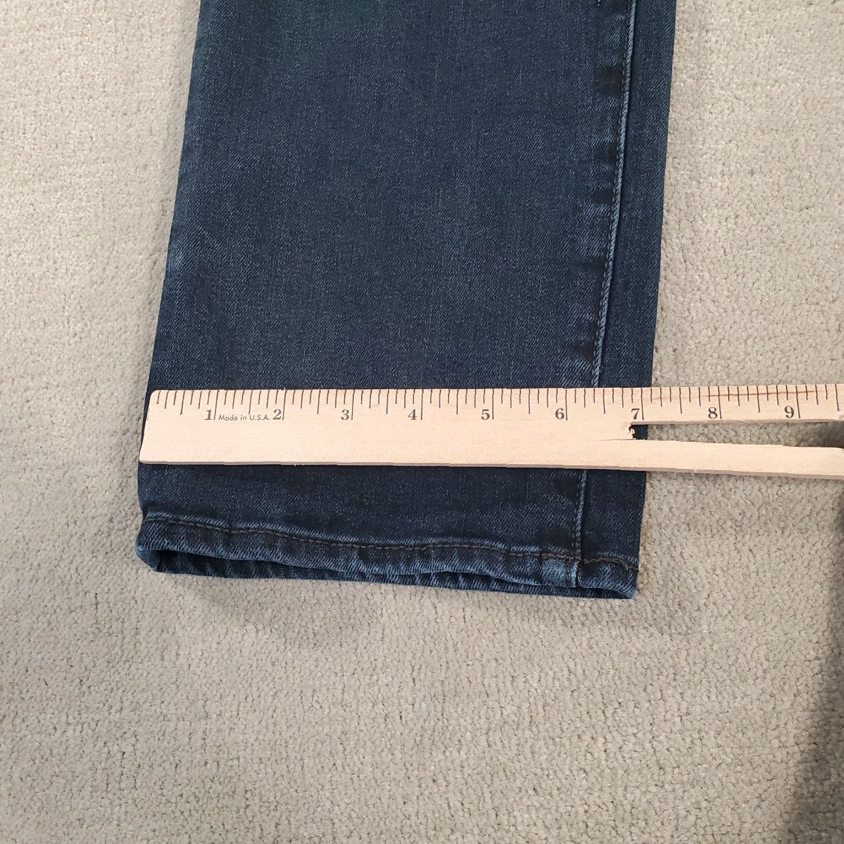 Lee Lee Jeans Mens 34x32 Blue Straight Leg Tapered MVP Performance Denim Cotton Jeans Regular Men S Blue 80s 90s Logo Size US 32 / EU 48 - 6 Thumbnail