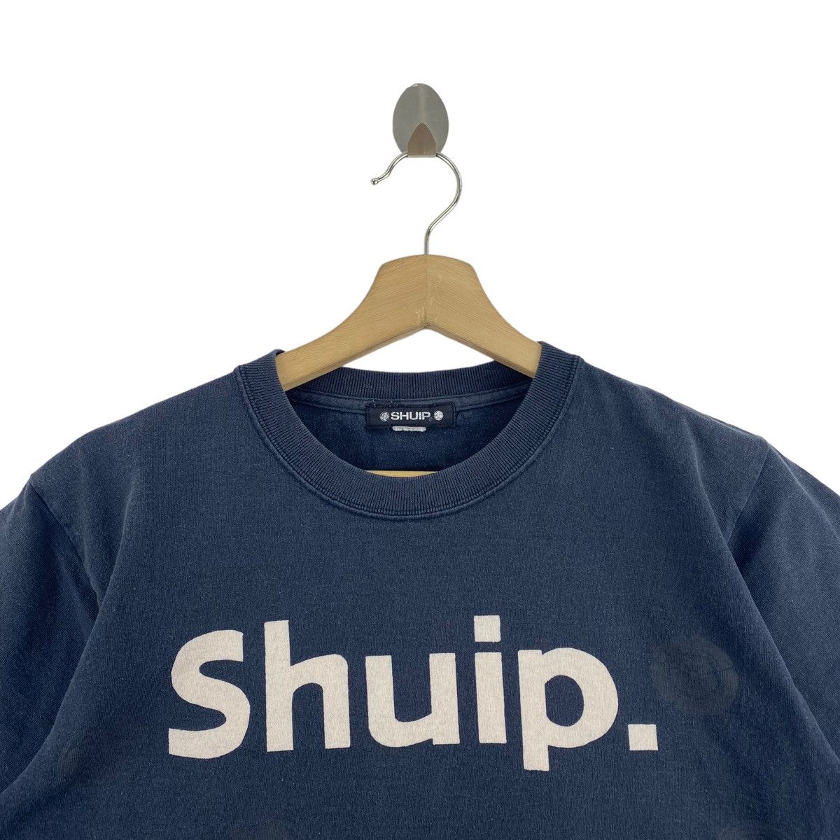 Japanese Brand SHUIP Japanese Brand Print Navy Short Sleeve Shirt Size US S / EU 44-46 / 1 - 2 Thumbnail