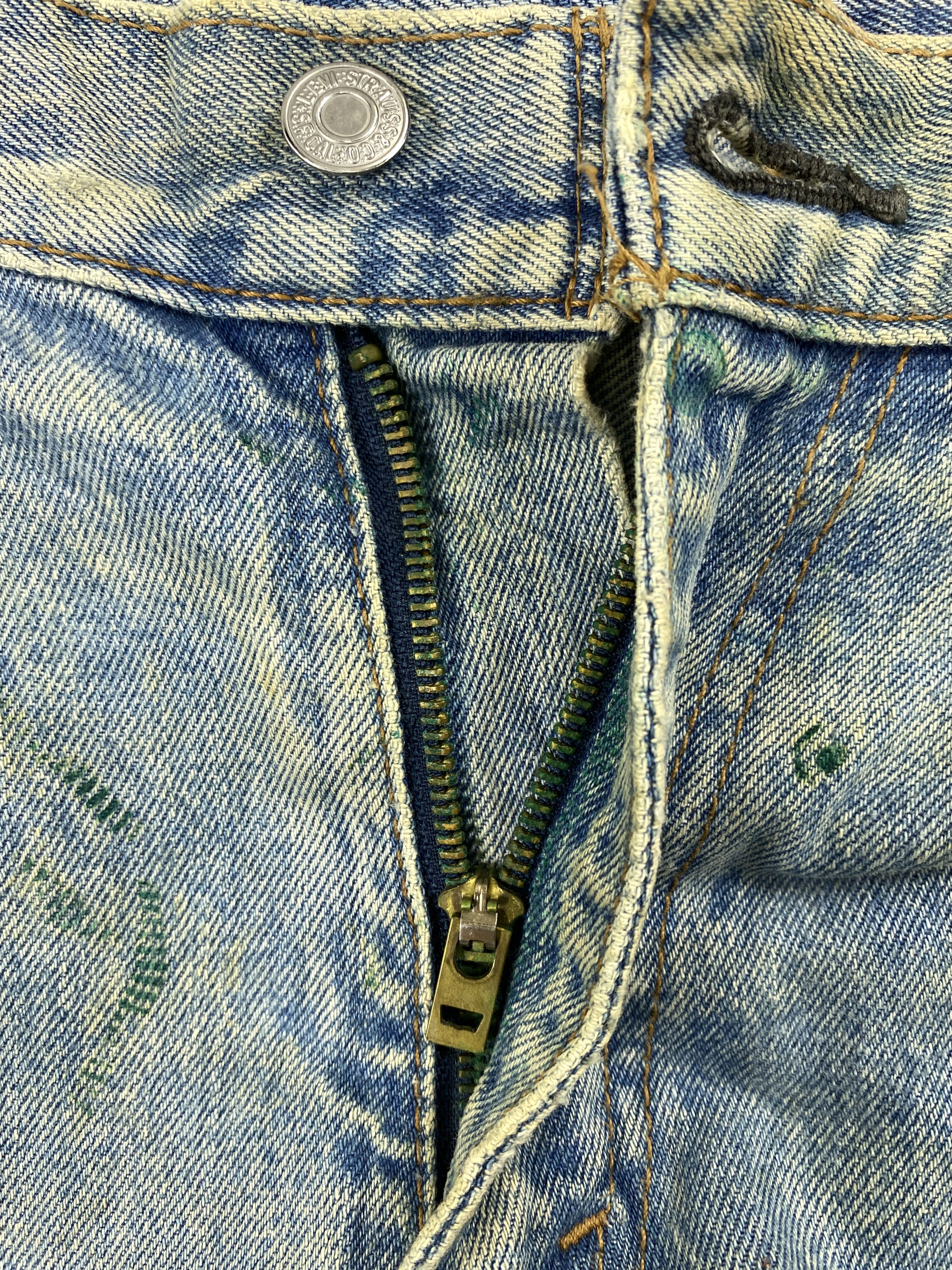 Levi's Dirty Blue Vintage Levi's 550 Jeans 30x29 Denim -JN1385 Size US 30 / EU 46 - 6 Thumbnail