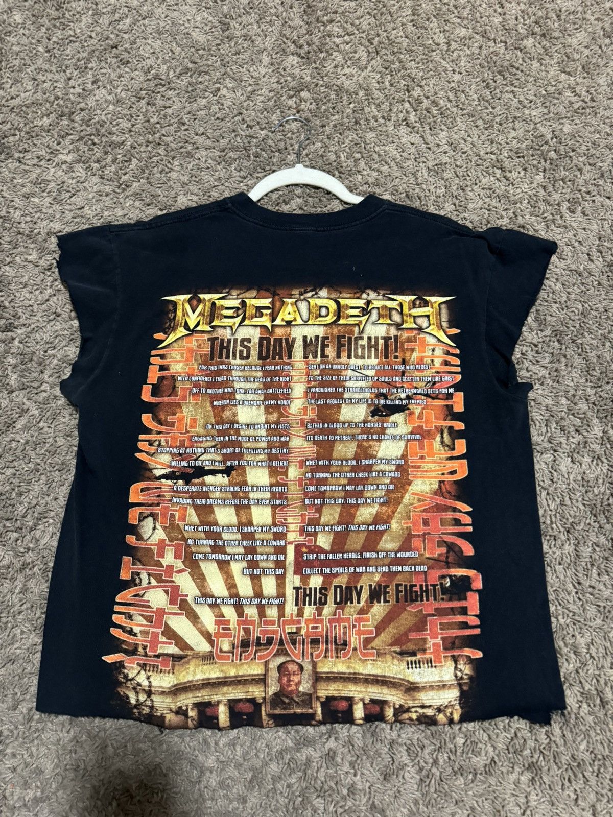 Band Tees × Vintage megadeth cutoff shirt Size US M / EU 48-50 / 2 - 2 Thumbnail