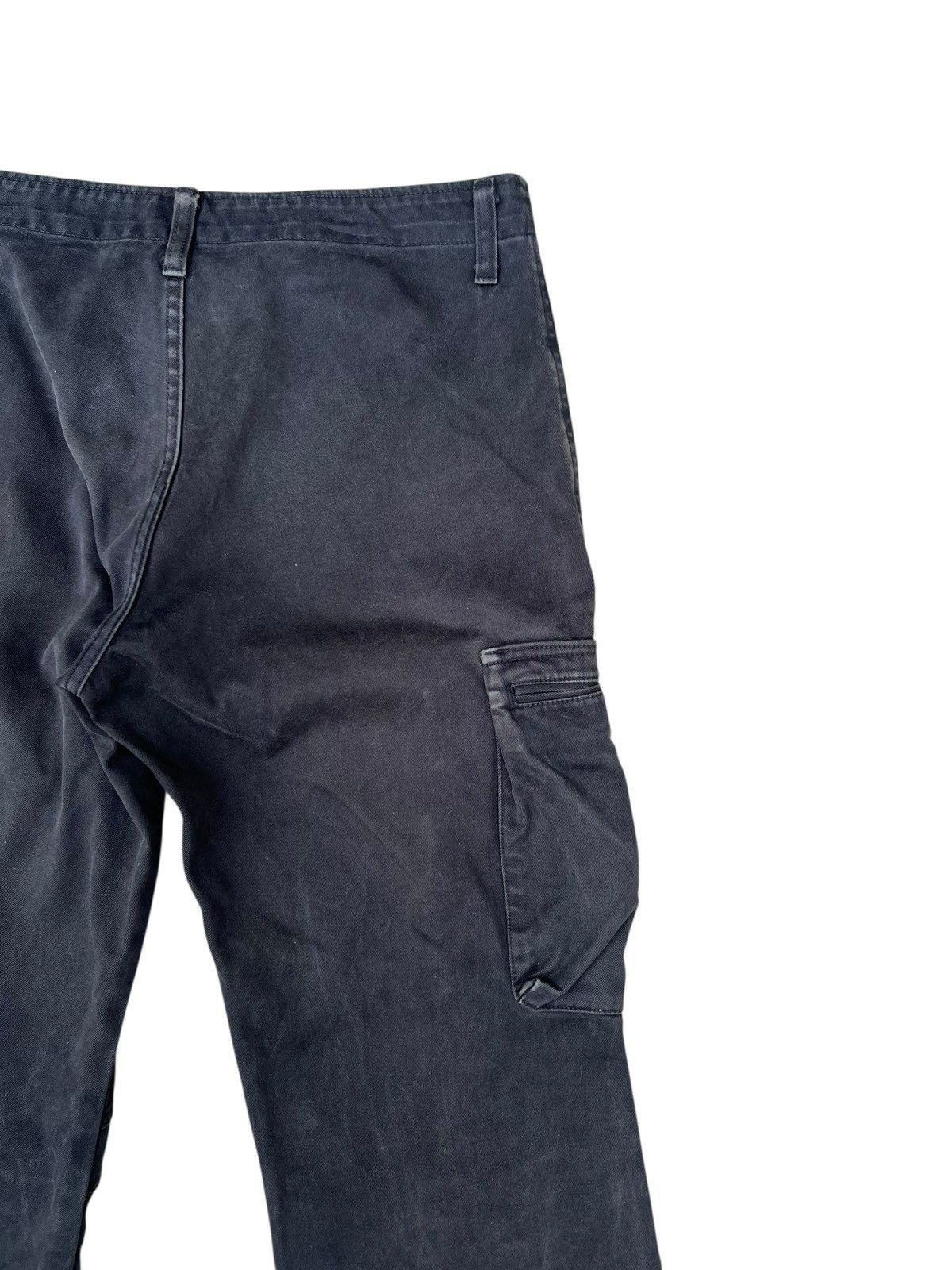 wjk WJK Japan Distressed Sun Faded Black Cargo Trouser Pant Size US 30 / EU 46 - 18 Thumbnail