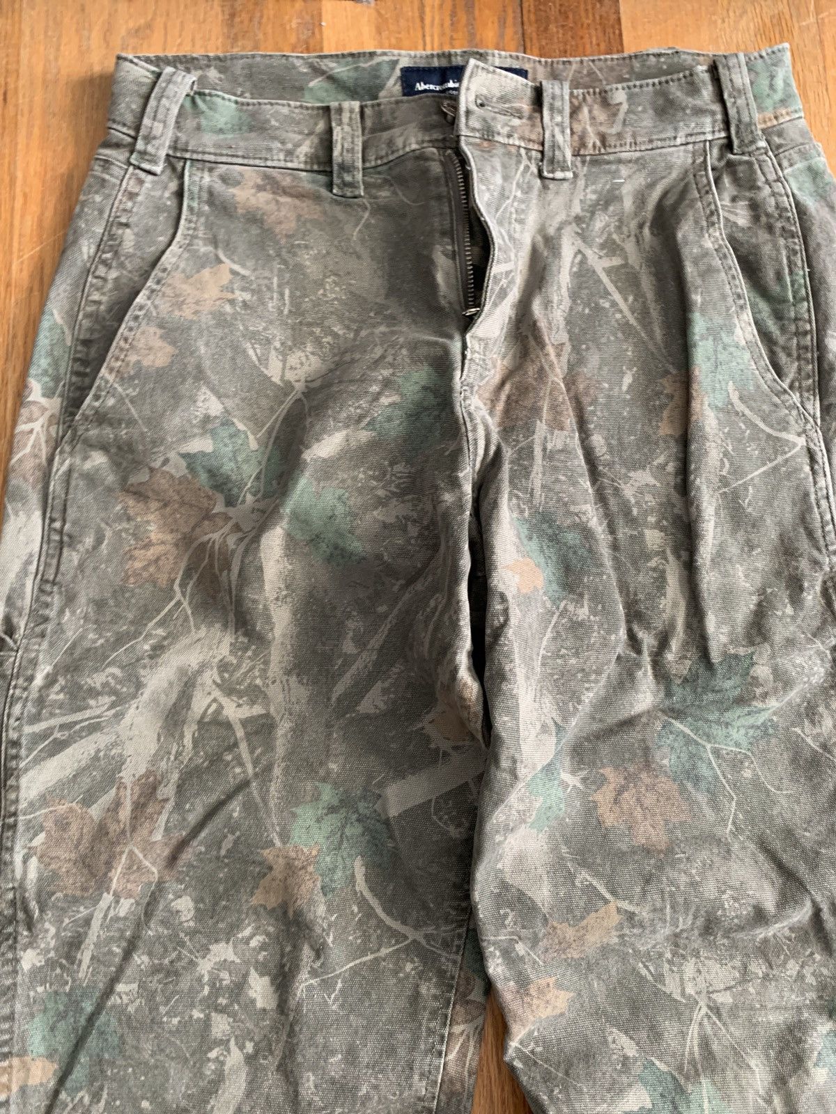Abercrombie & Fitch × Vintage camo carpenter pants Size US 28 / EU 44 - 6 Thumbnail