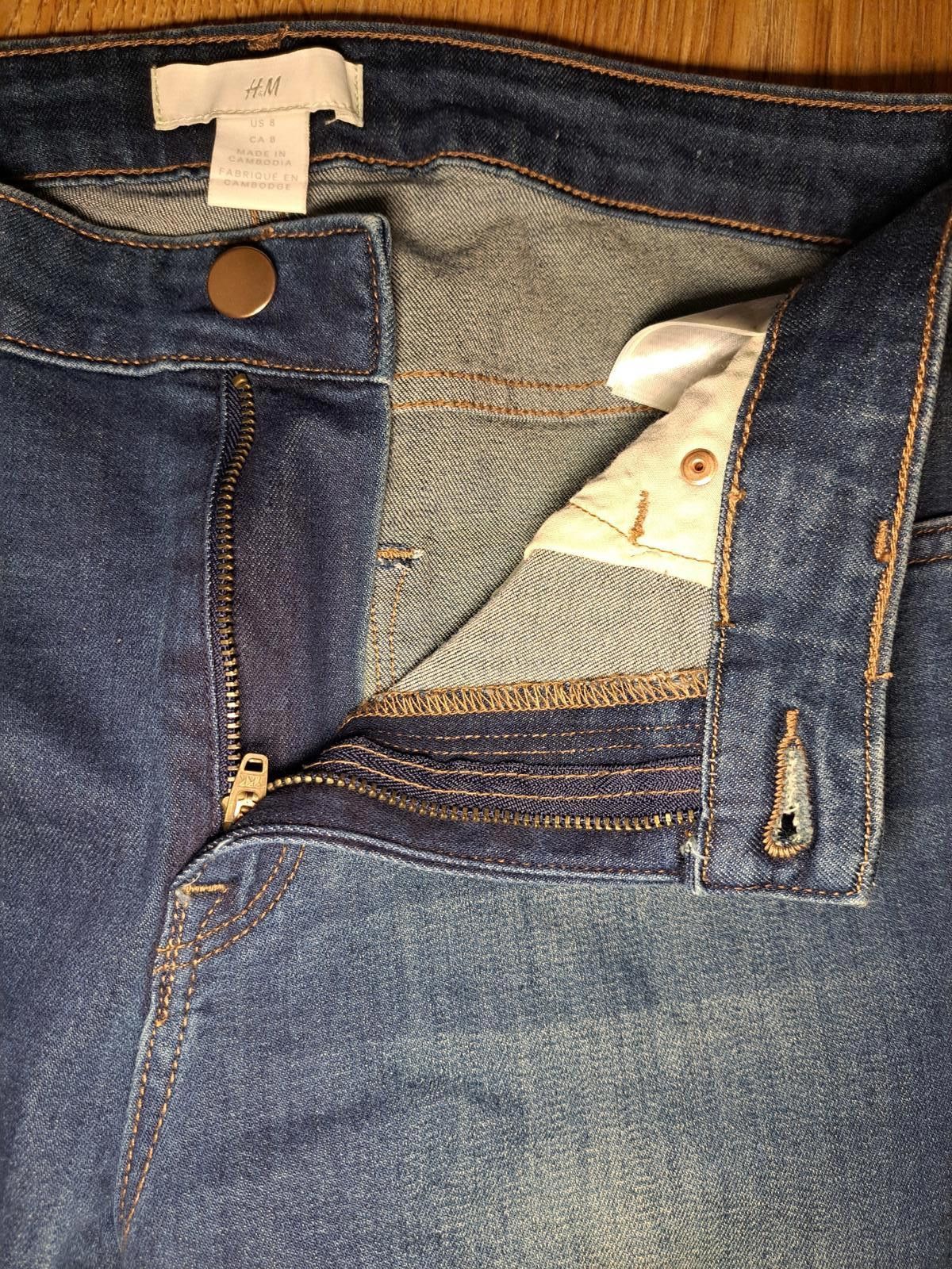 H&M H&M Jeans Womens Size 8 Blue Cotton Blend Size 30" / US 8 / IT 44 - 4 Thumbnail