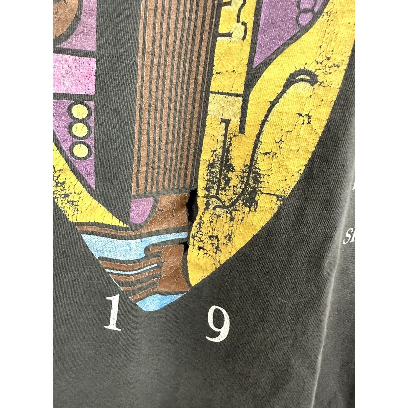 Vintage VINTAGE National Black Theatre Festival HBCU Art History Faded Rap T-Shirt XL Black Men Size US XL / EU 56 / 4 - 5 Thumbnail