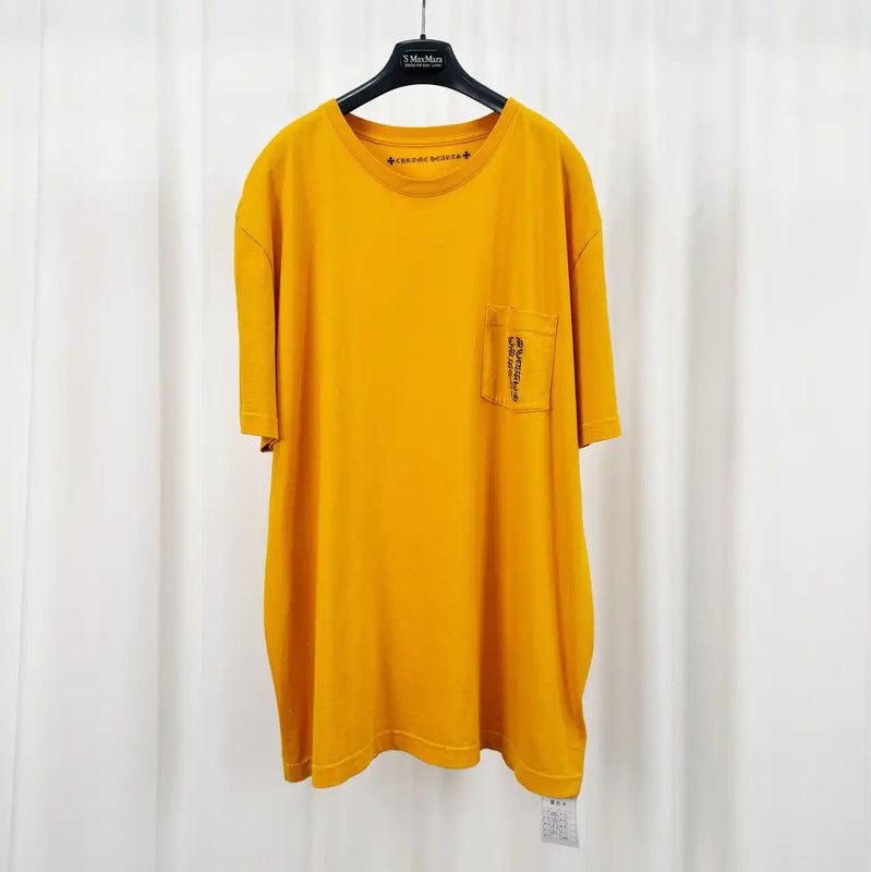 Chrome Hearts Chrome Hearts Yellow Logo Print Short Sleeve T-Shirt 0089 Size US XXL / EU 58 / 5 - 1 Thumbnail