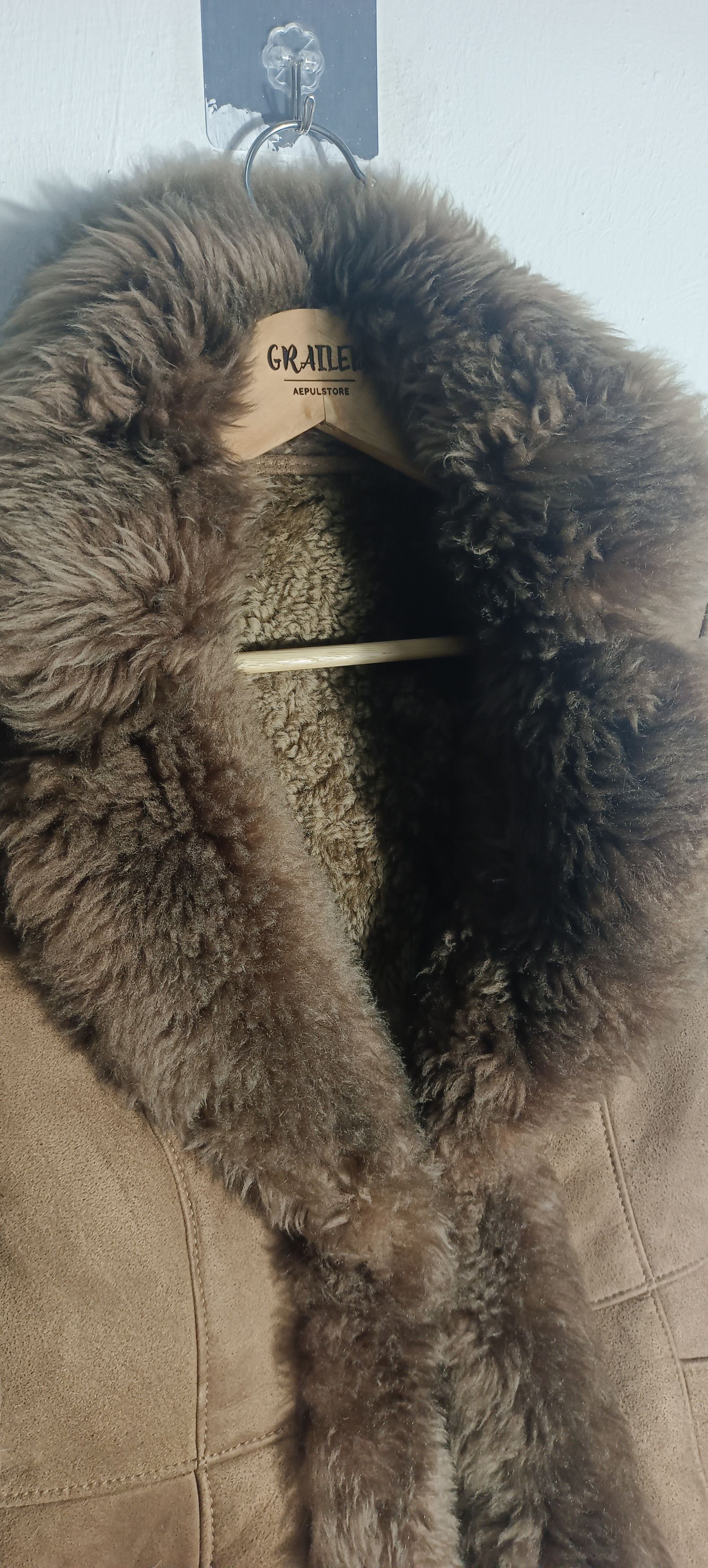 McQ Alexander McQueen Vintage 💥Stella Suede Jacket Faux Fur Made In Spain Size S / US 4 / IT 40 - 8 Thumbnail