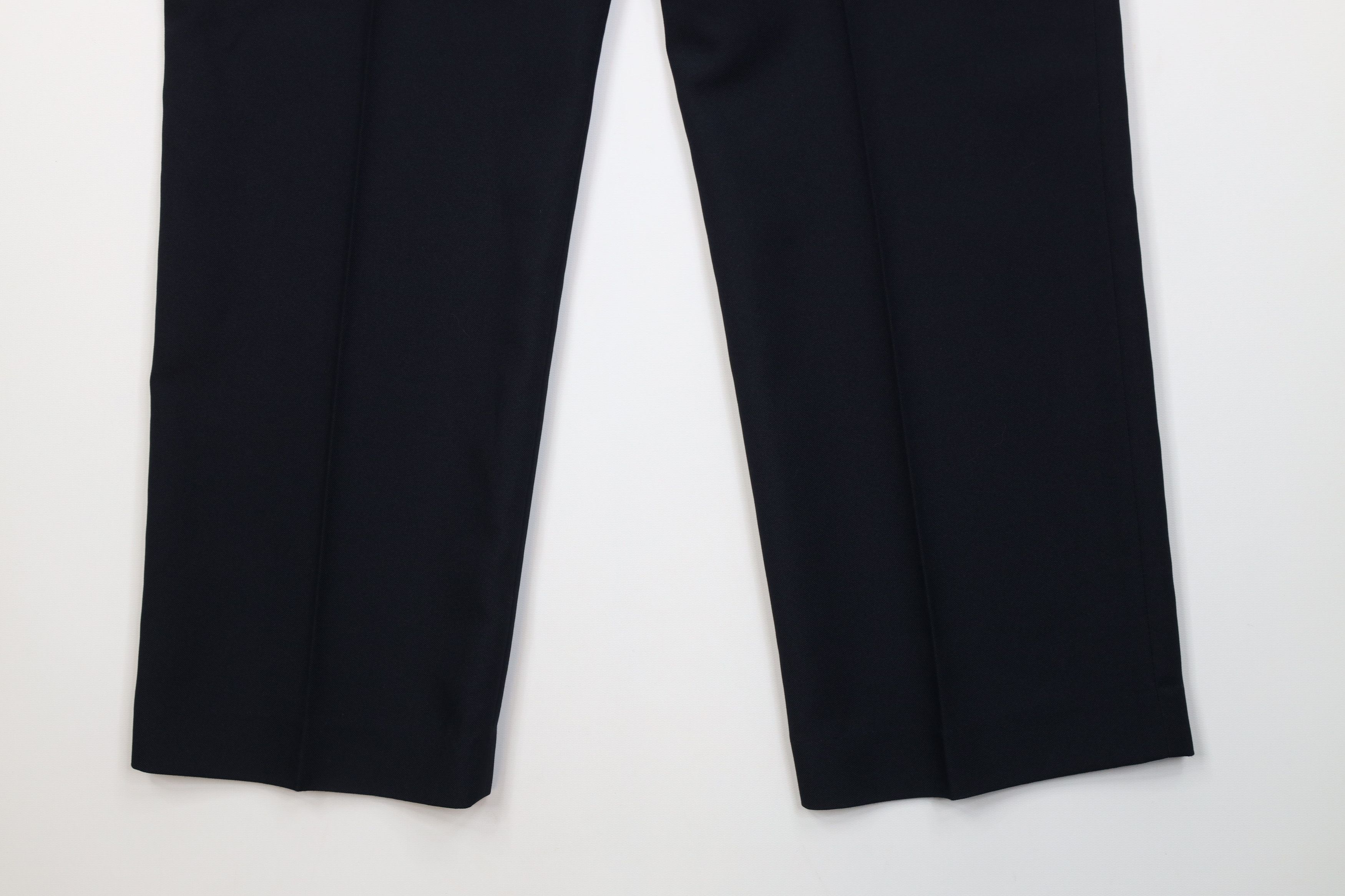 Vintage Vintage 70s Streetwear Flared Wide Leg Chino Pants Navy Blue Size US 38 / EU 54 - 14 Thumbnail