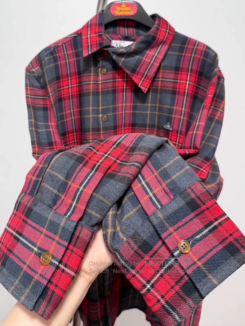 Vivienne Westwood Vivienne Westwood Vintage second-hand diagonal plaid trans Size US M / EU 48-50 / 2 - 6 Thumbnail