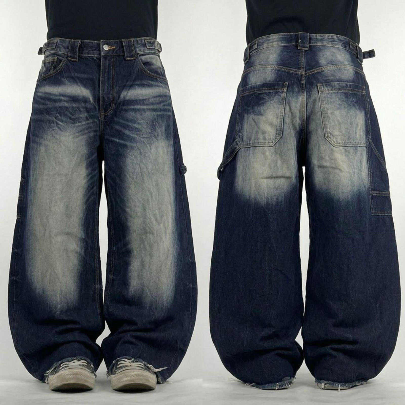 Pelle Pelle 00s archive denim 極太 sk8 y2k Pelle Pelle × Streetwear × Vintage Vintage Y2K Pelle Pelle Baggy