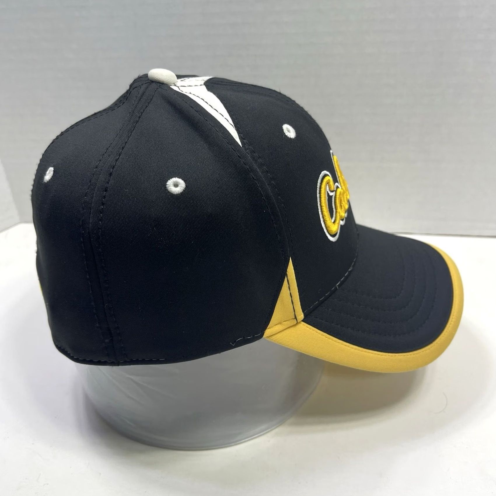 Vintage Cabela's Ball Cap Hat One Size Baseball Cap Outdoor Mens Green Yellow Fitted Adjustable Strap cap hat, Baseball Cap, 1961 theme Size ONE SIZE - 6 Thumbnail