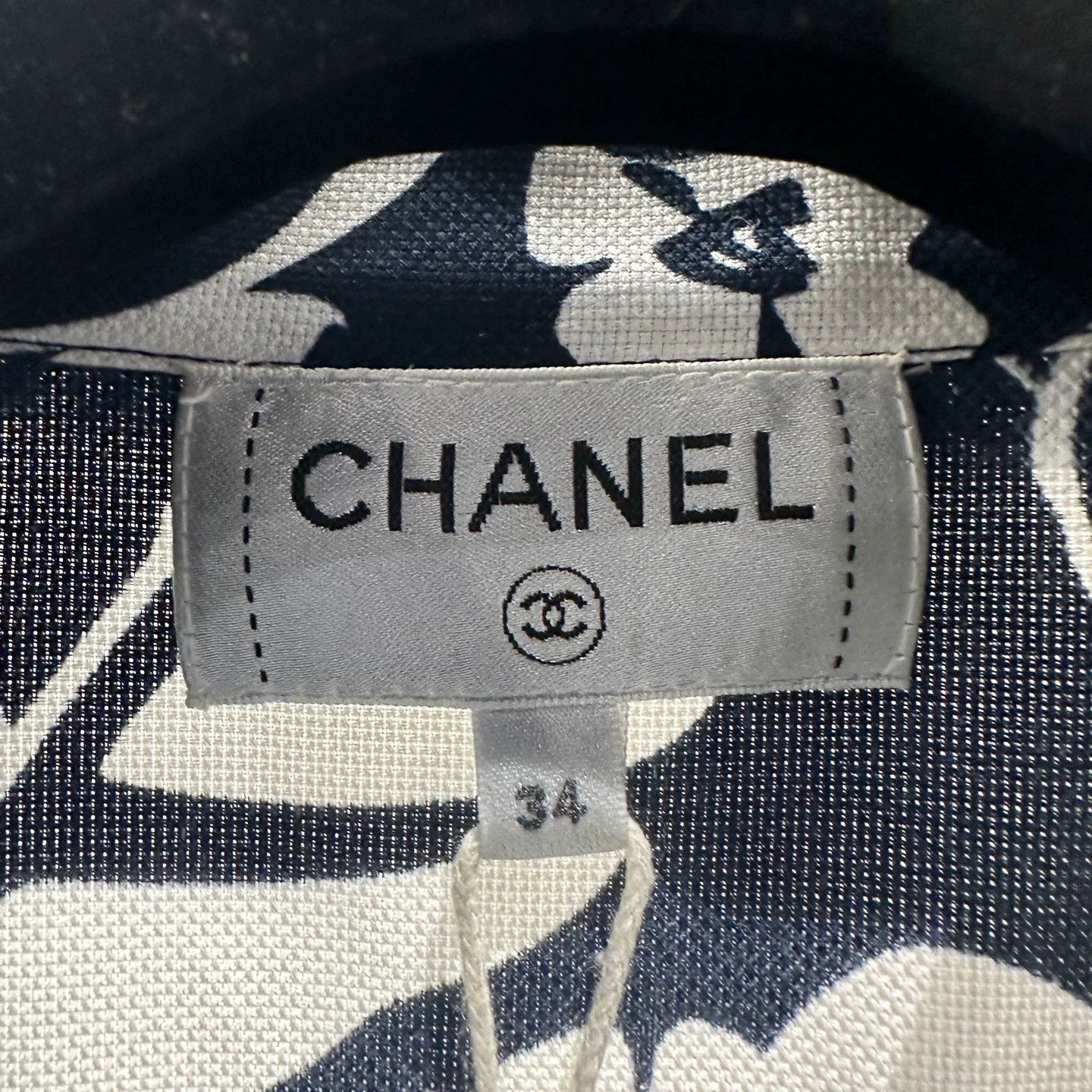 Chanel Chanel apr621 full camellia print short-sleeve shirt 34 Size XS / US 0-2 / IT 36-38 - 3 Thumbnail