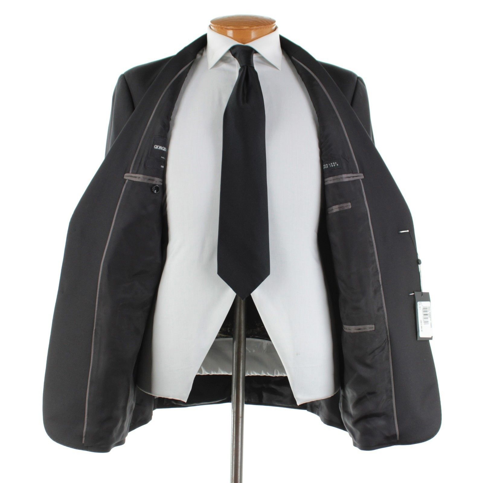 Giorgio Armani Giorgio Armani Suit Size US 42 Long in Black Size 42R - 7 Thumbnail