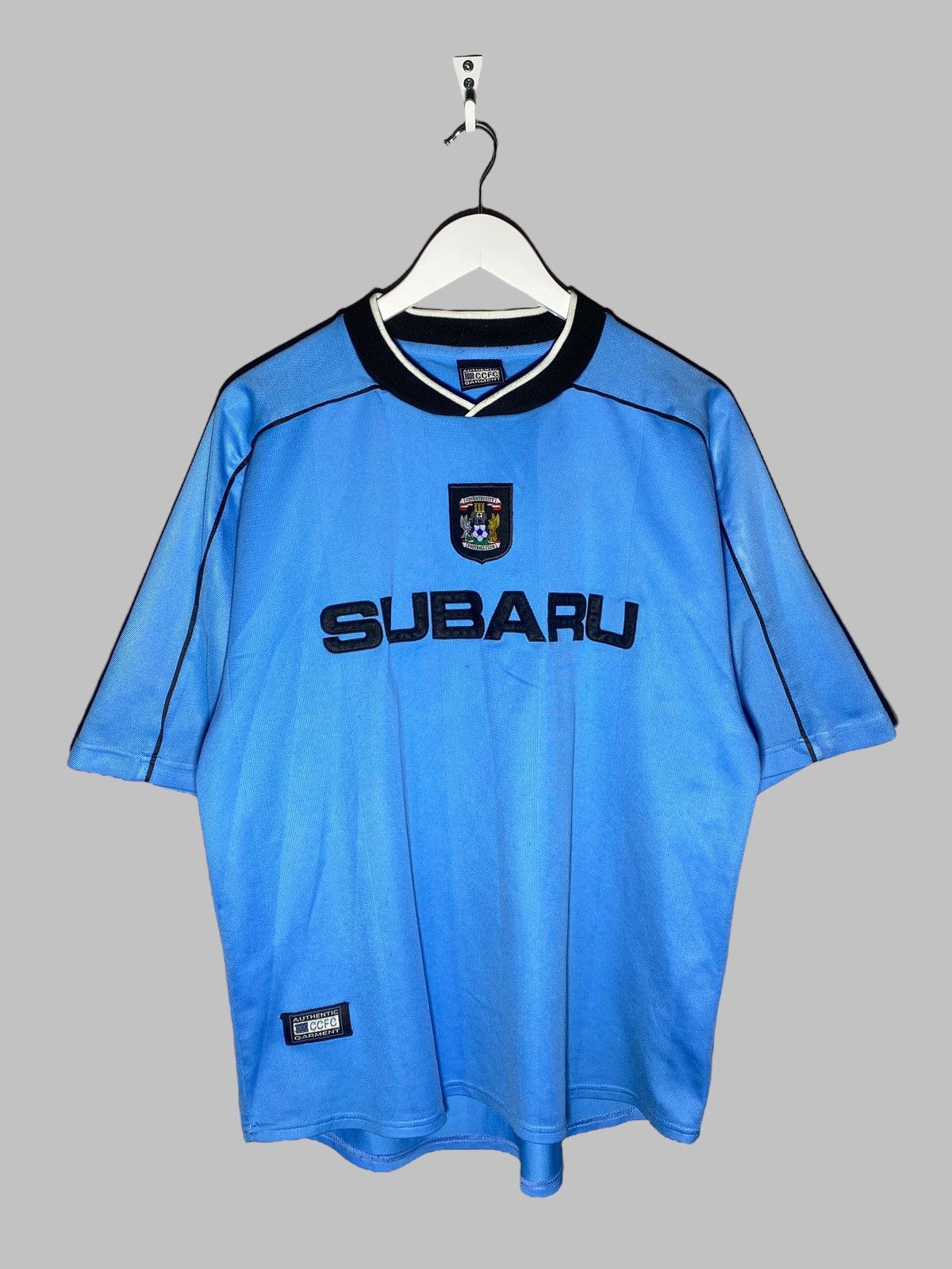 Vintage Vintage Coventry City 2001/02 Home Football Shirt Subaru Size US M / EU 48-50 / 2 - 1 Thumbnail