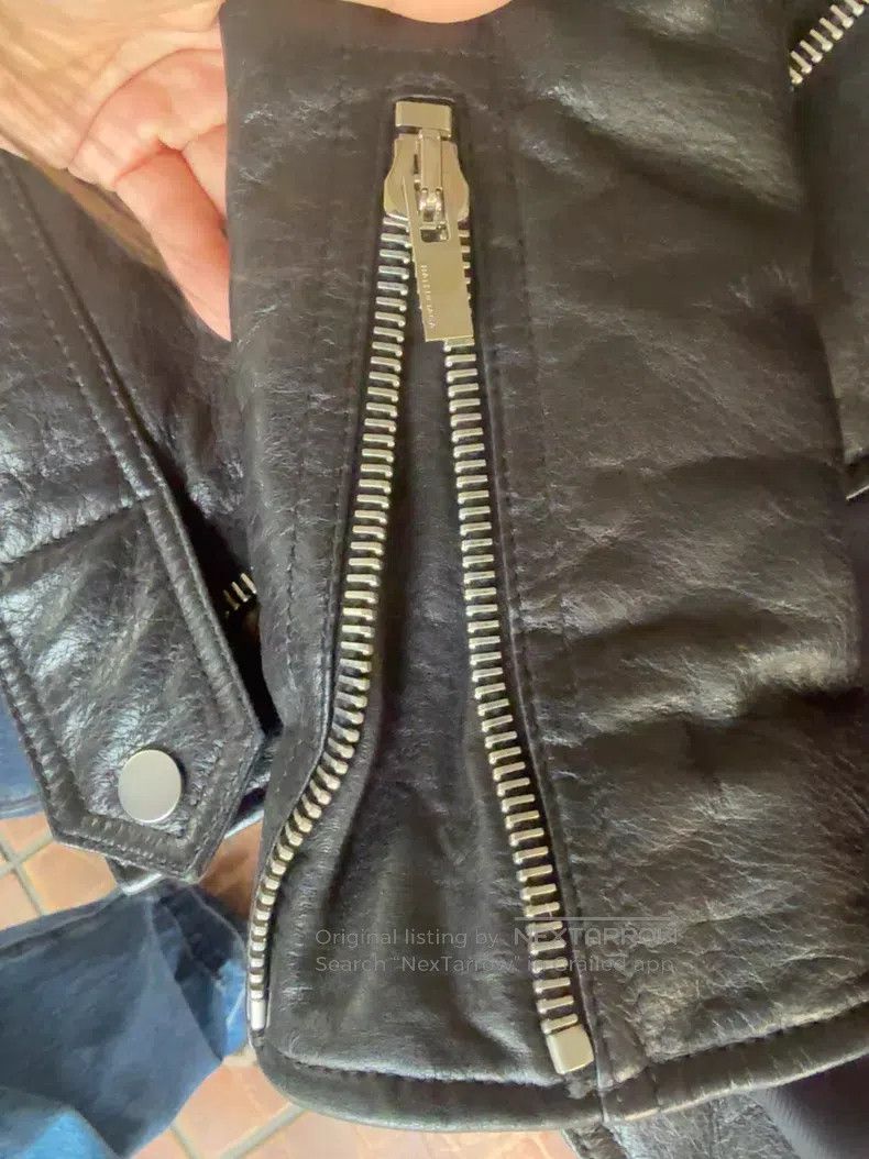 Balenciaga Balenciaga Leather Jacket Size US XXS / EU 40 - 7 Thumbnail