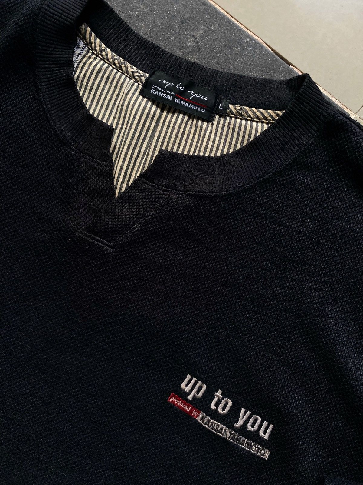 Japanese Brand × Kansai Yamamoto × Vintage Vintage Up to You Kansai Yamamoto Embroidered Logo Jumper Size US L / EU 52-54 / 3 - 8 Thumbnail
