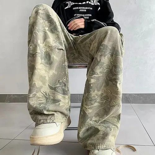 Jean Camouflage Baggy Cargo Jeans Size US 34 / EU 50 - 3 Thumbnail
