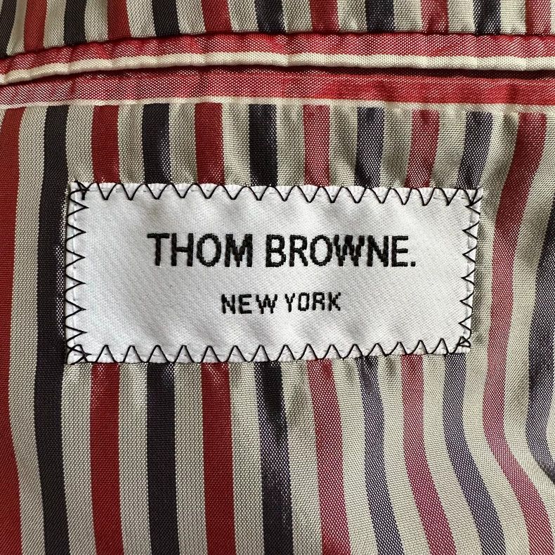 Thom Browne Thom Browne Retro gray-blue plaid coat 2503-Nextarrow Size US S / EU 44-46 / 1 - 7 Thumbnail