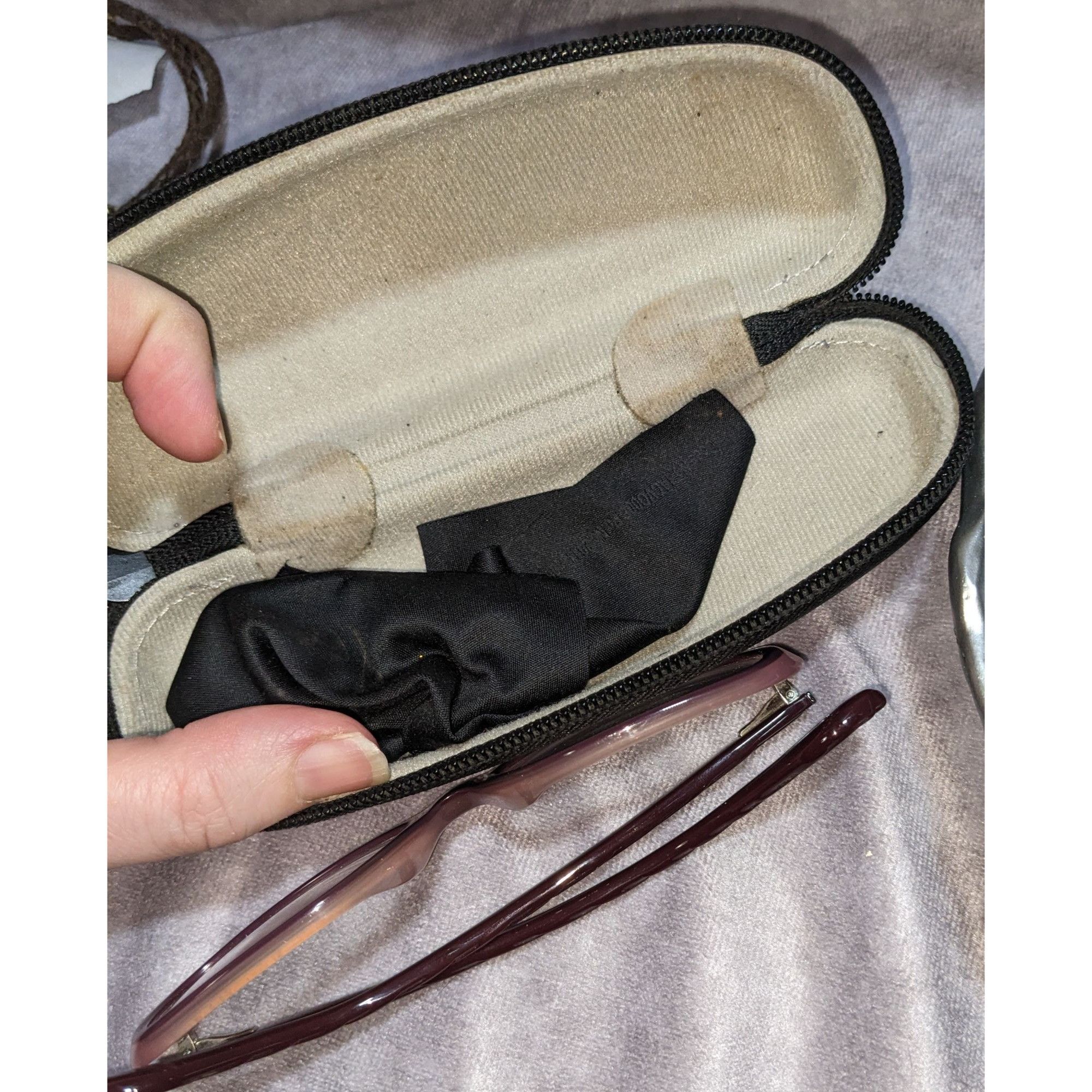 Vogue Vogue Eyewear Mauve Purple Rectangular Frames With Case & Cl Size ONE SIZE - 6 Thumbnail