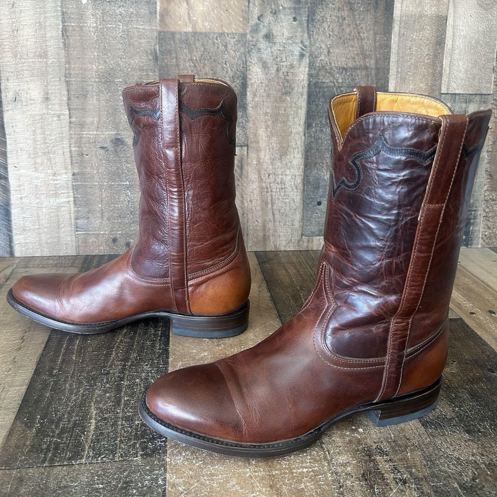 Old Gringo Old Gringo MK2294-2 Lampasas Western Cowboy Boots Mens 9 D Size US 9 / EU 42 - 2 Thumbnail