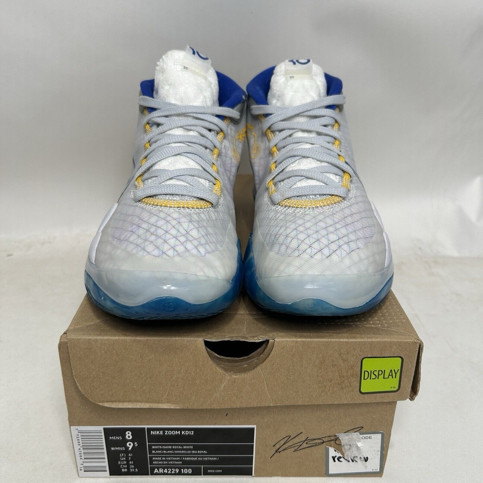 Nike Nike Shoes Zoom KD 12 “Warriors Home” 2024 Size US 8 / EU 41 - 2 Thumbnail